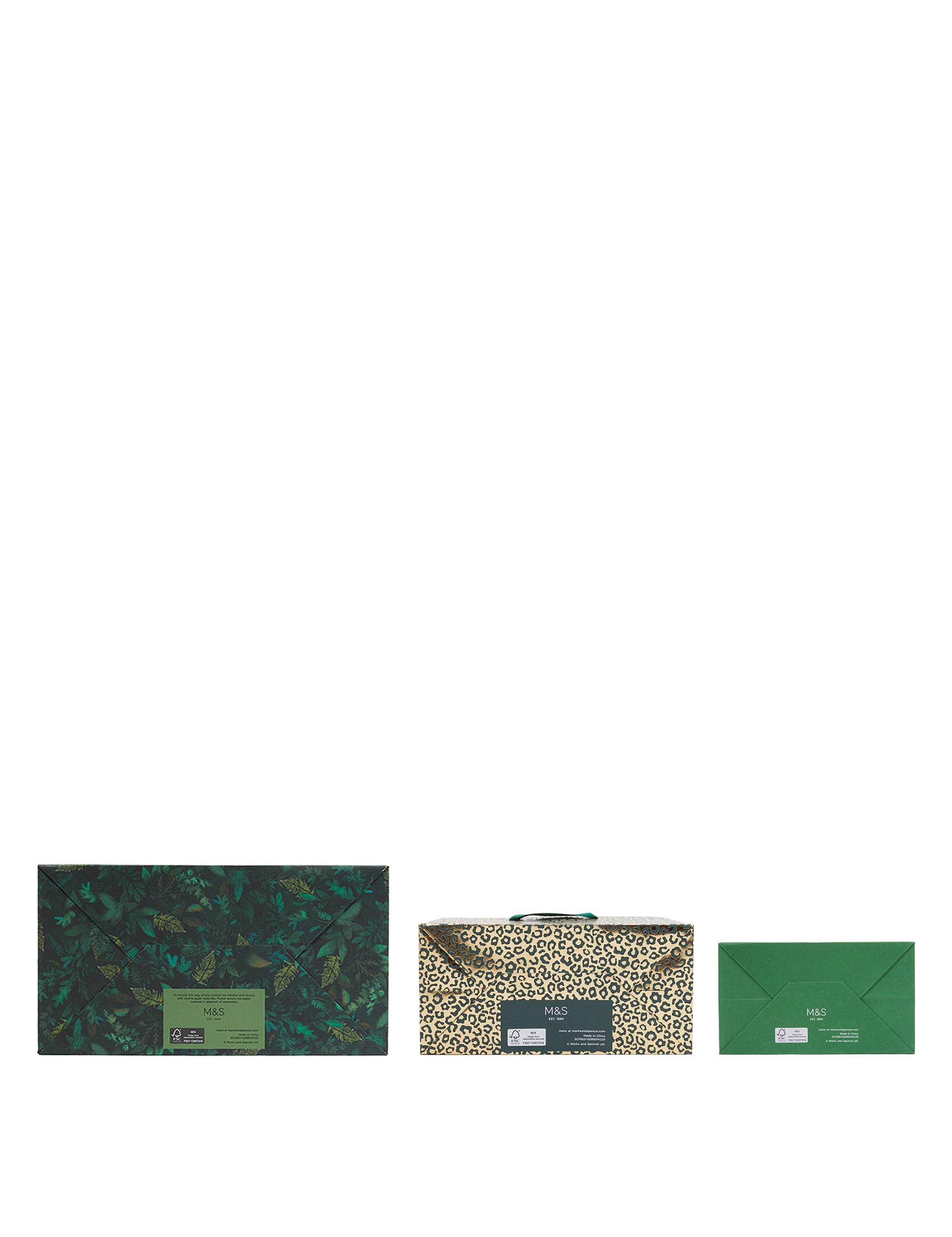 Green & Gold Christmas Gift Bags Pack of 3 2 of 3