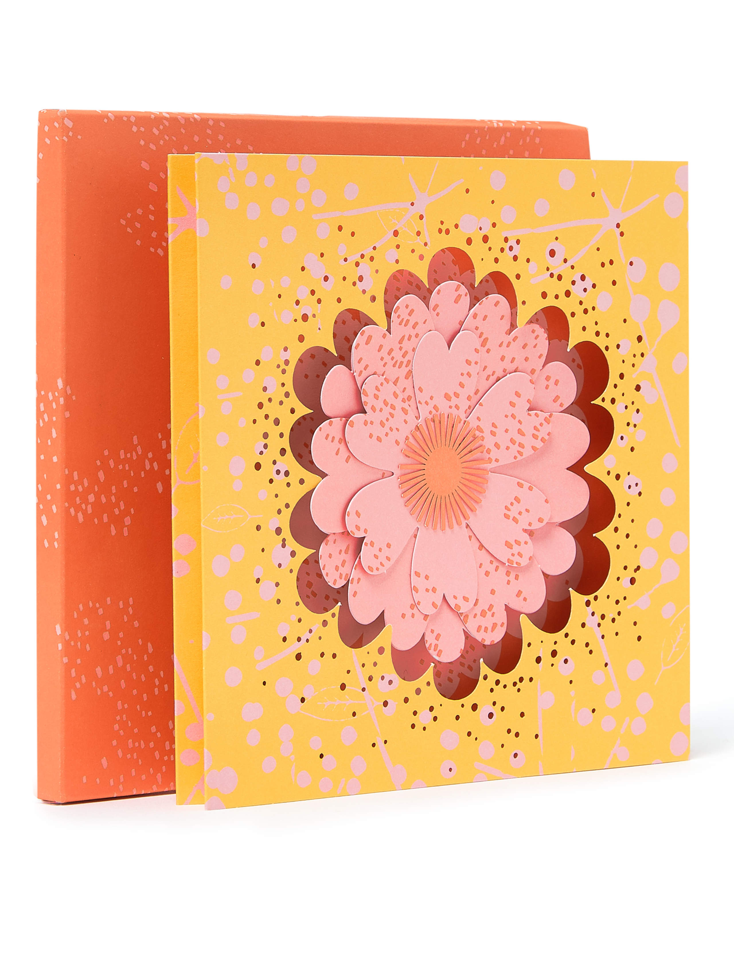 Boxed 3D Flower Design Birthday Card 2 of 4