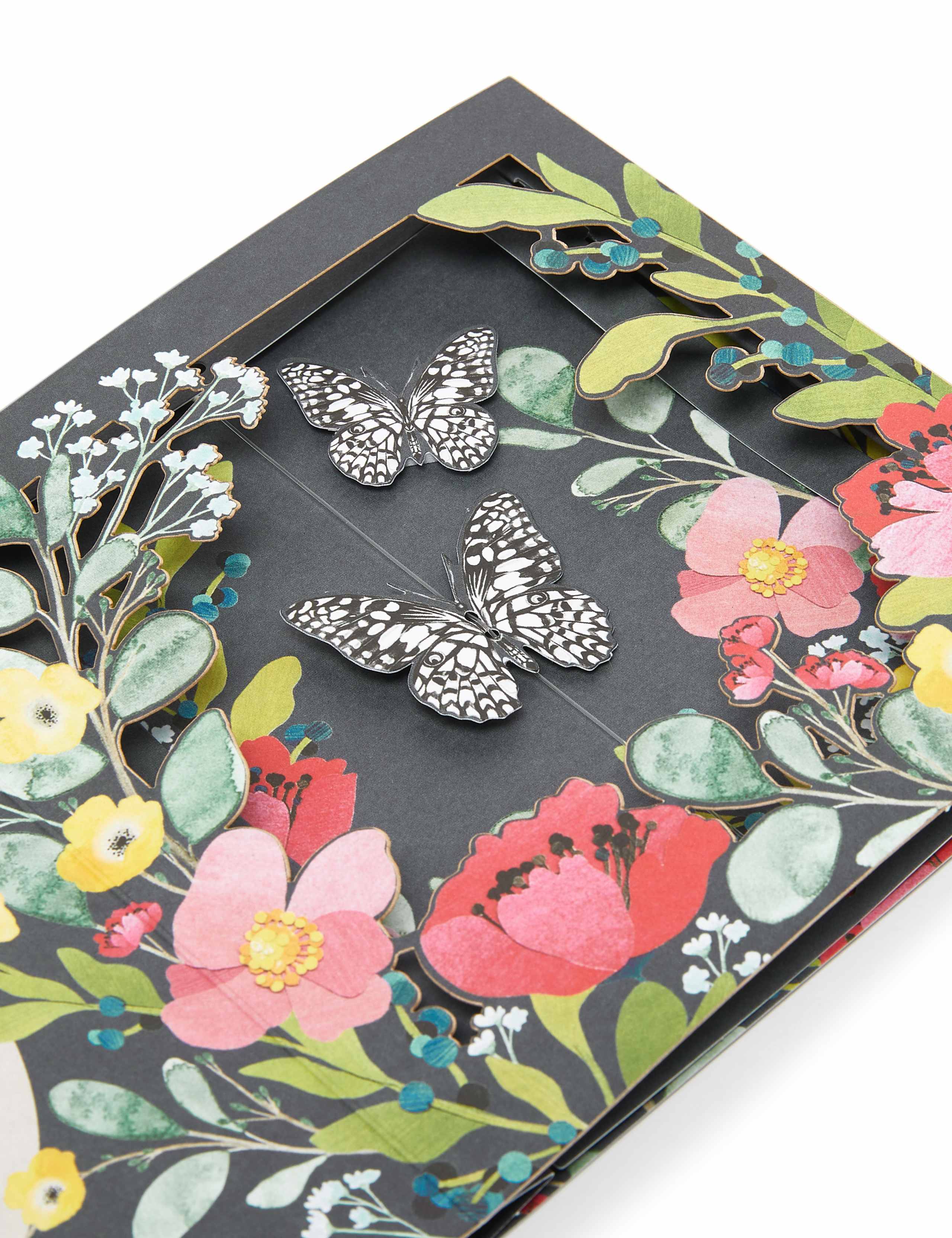 Boxed 3D Floral Design Birthday Card 5 of 5