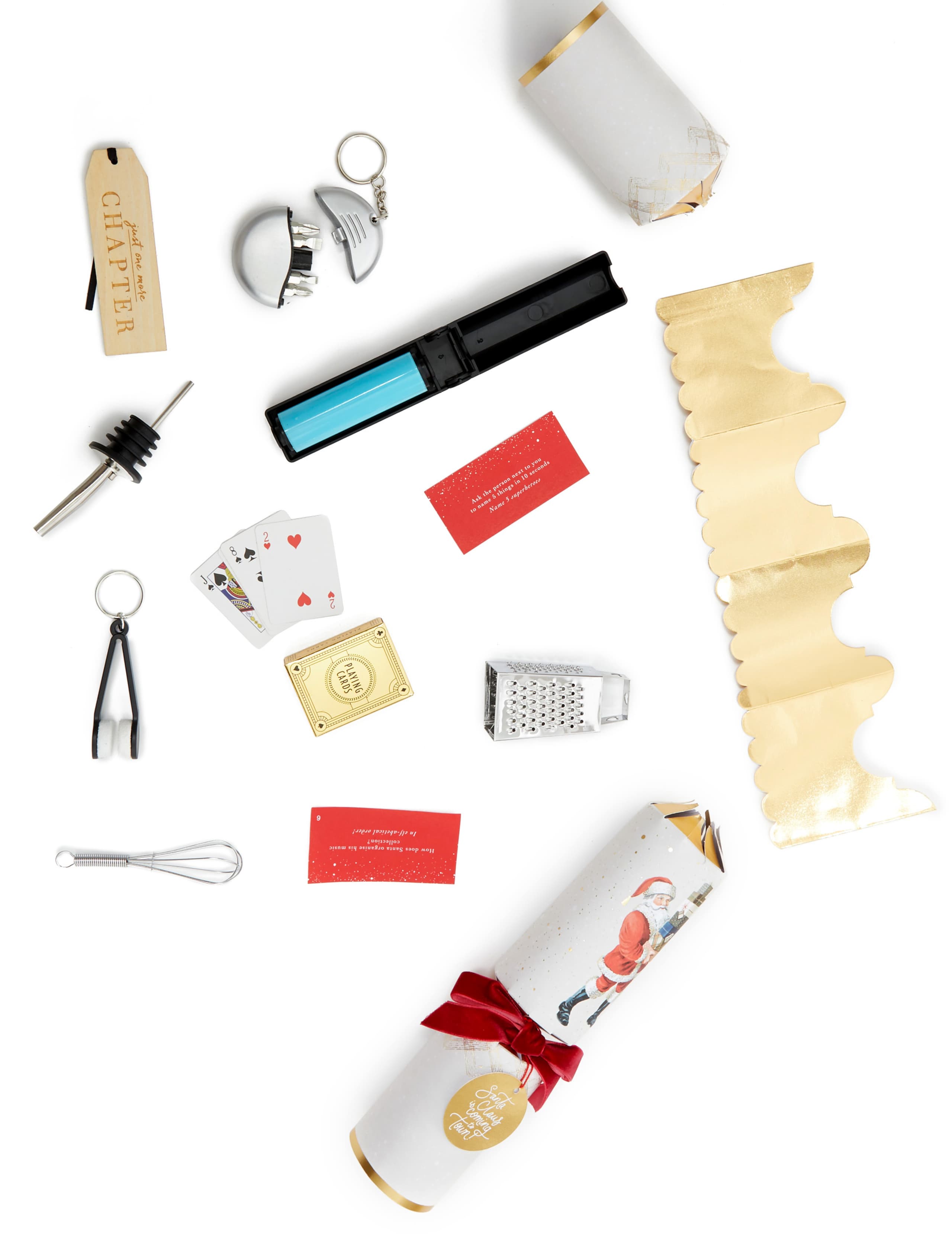 Luxury Red & White Christmas Crackers - 8 Pack 2 of 4
