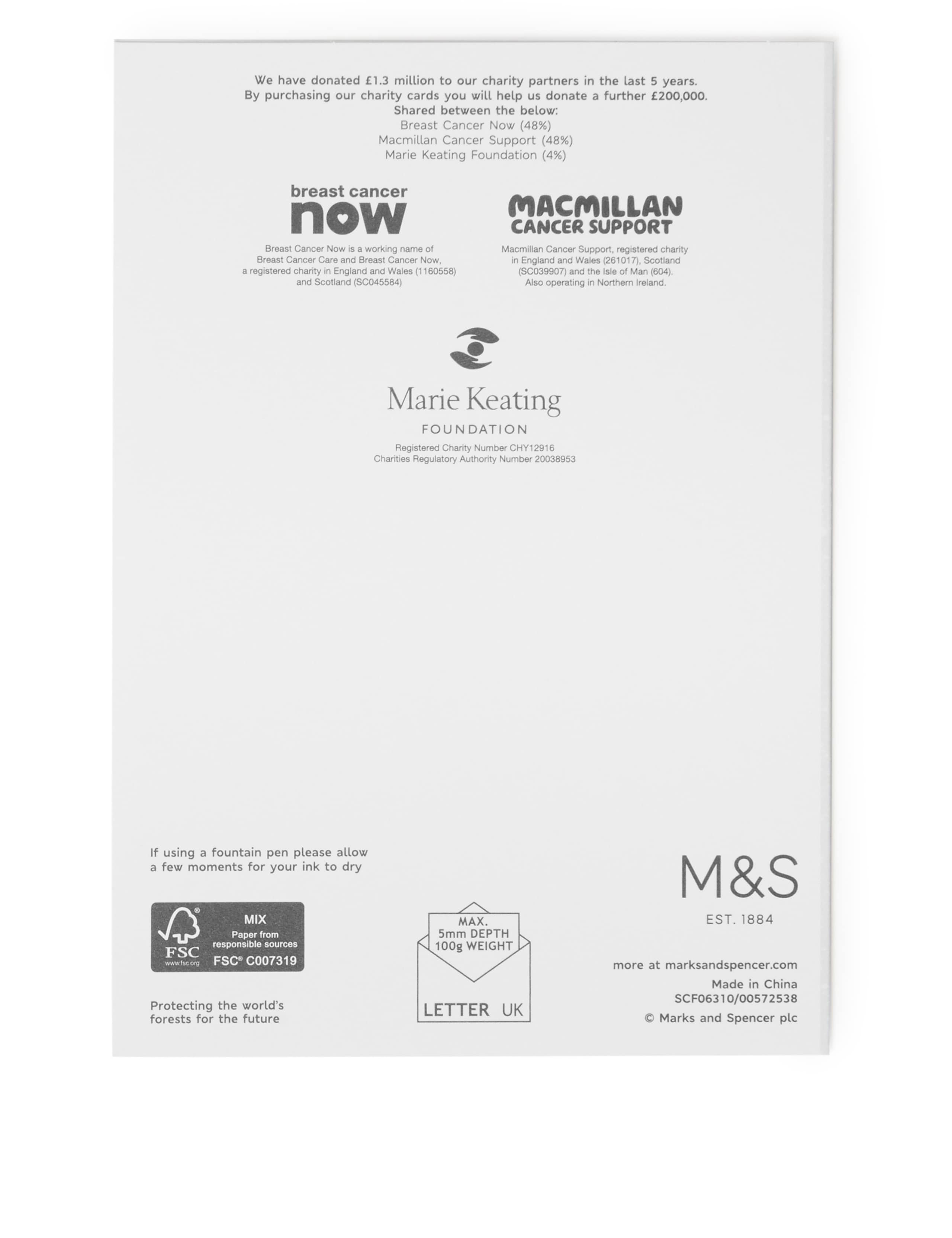 Classic Illustrated Santa Charity Christmas Cards - Pack of 20 3 of 3