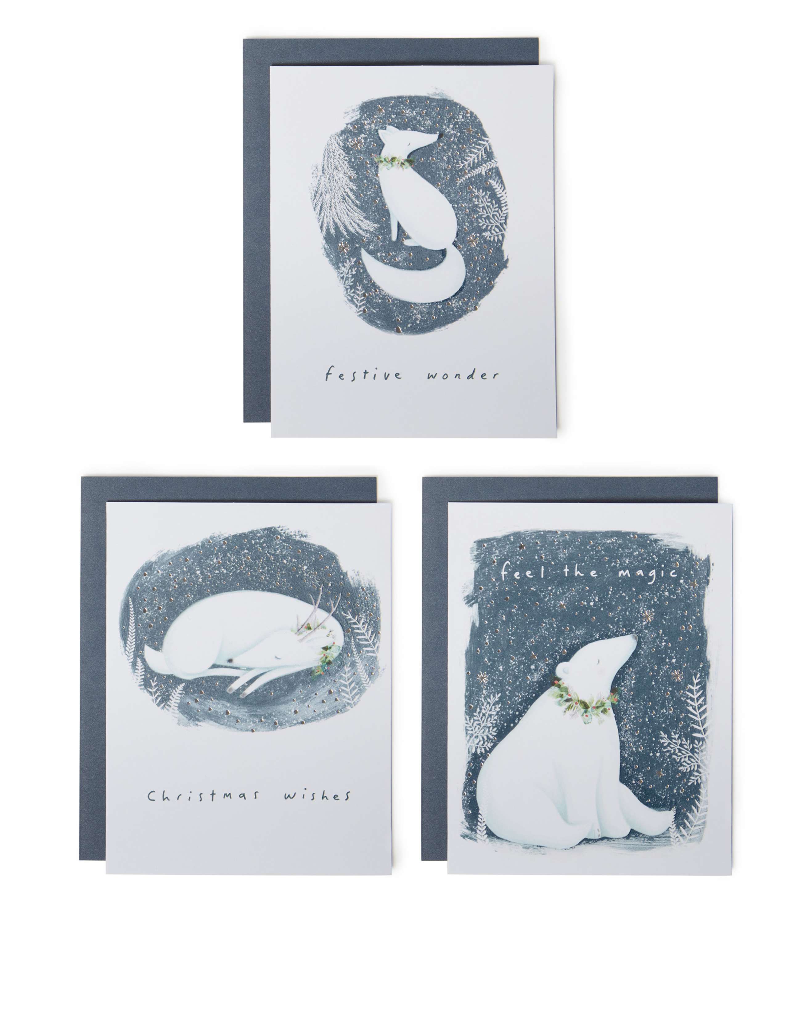 Cute Winter Animals Charity Christmas Cards - Pack of 20 1 of 3