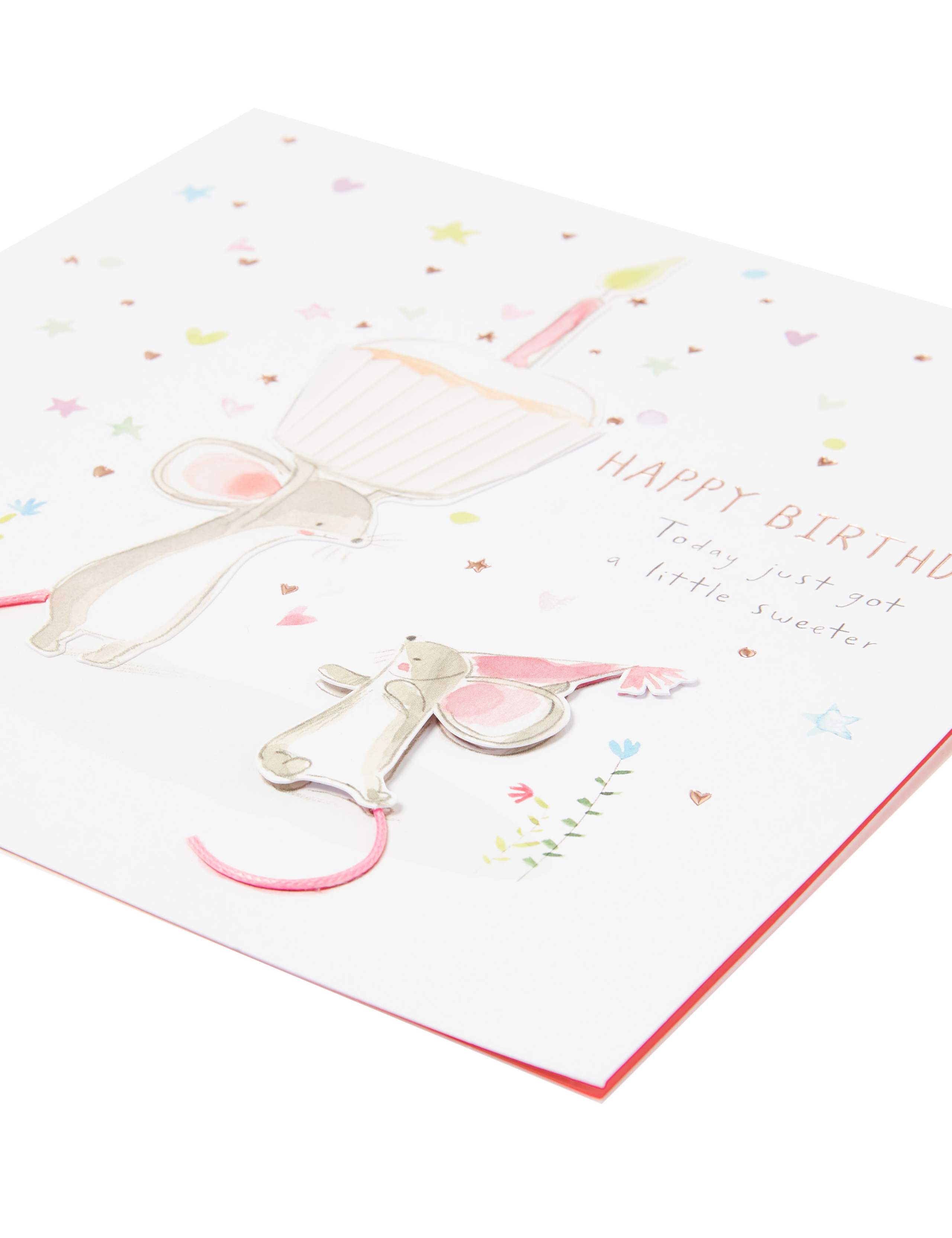 Cute 3D Birthday Card 4 of 4