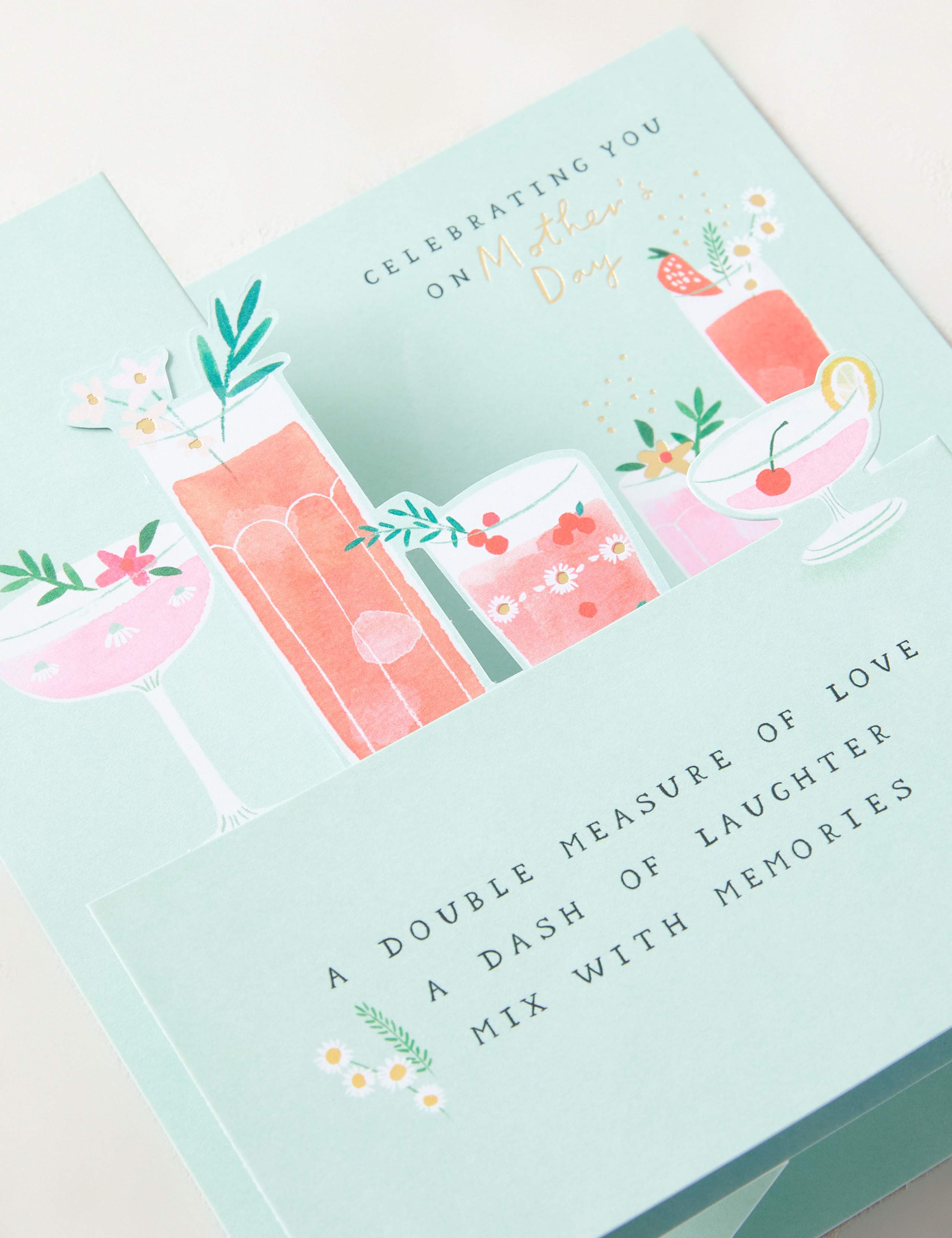 Die-cut 3D Mother's Day Card and Cocktail Recipe 4 of 5