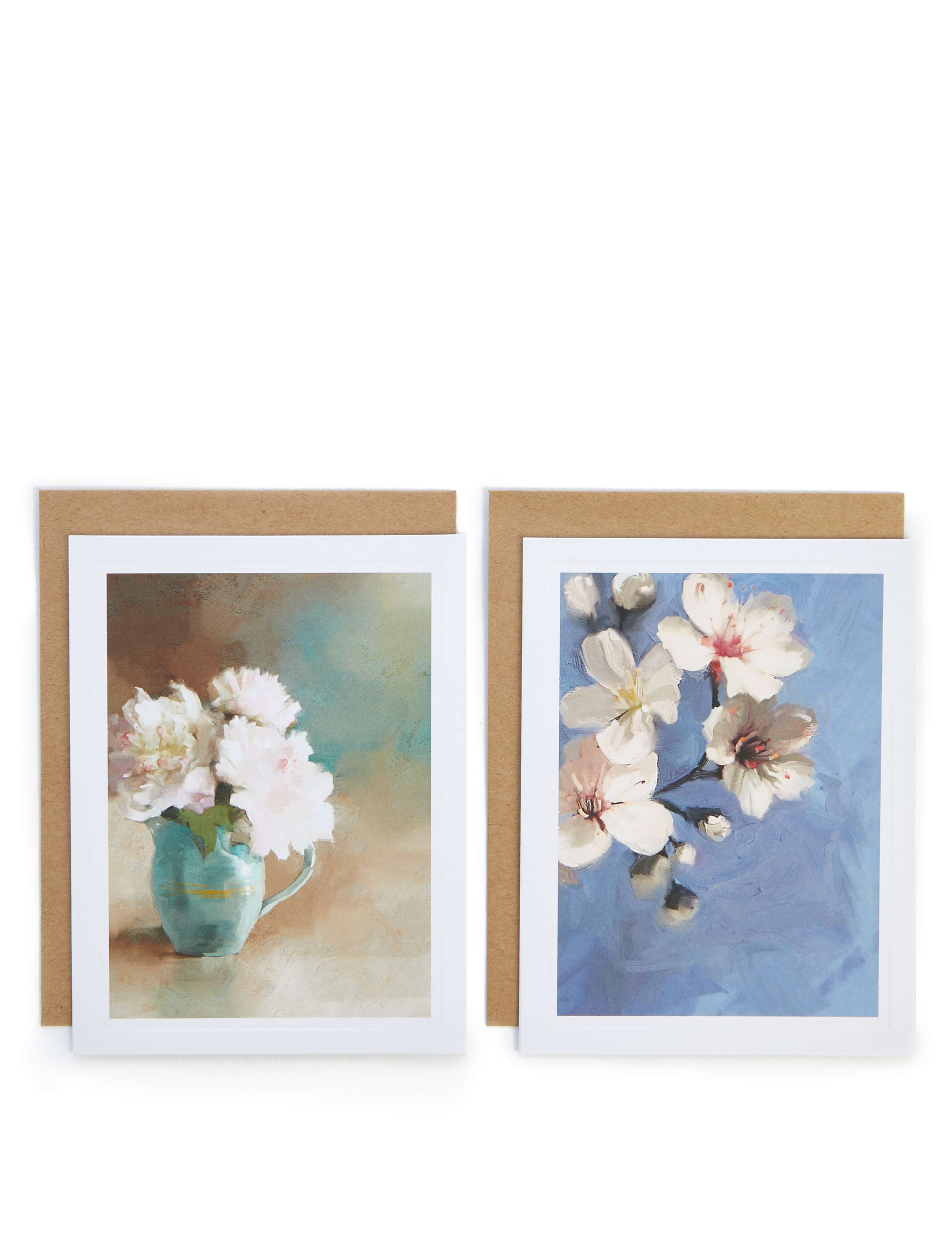 Pack of 8 Floral Blank Cards 1 of 3
