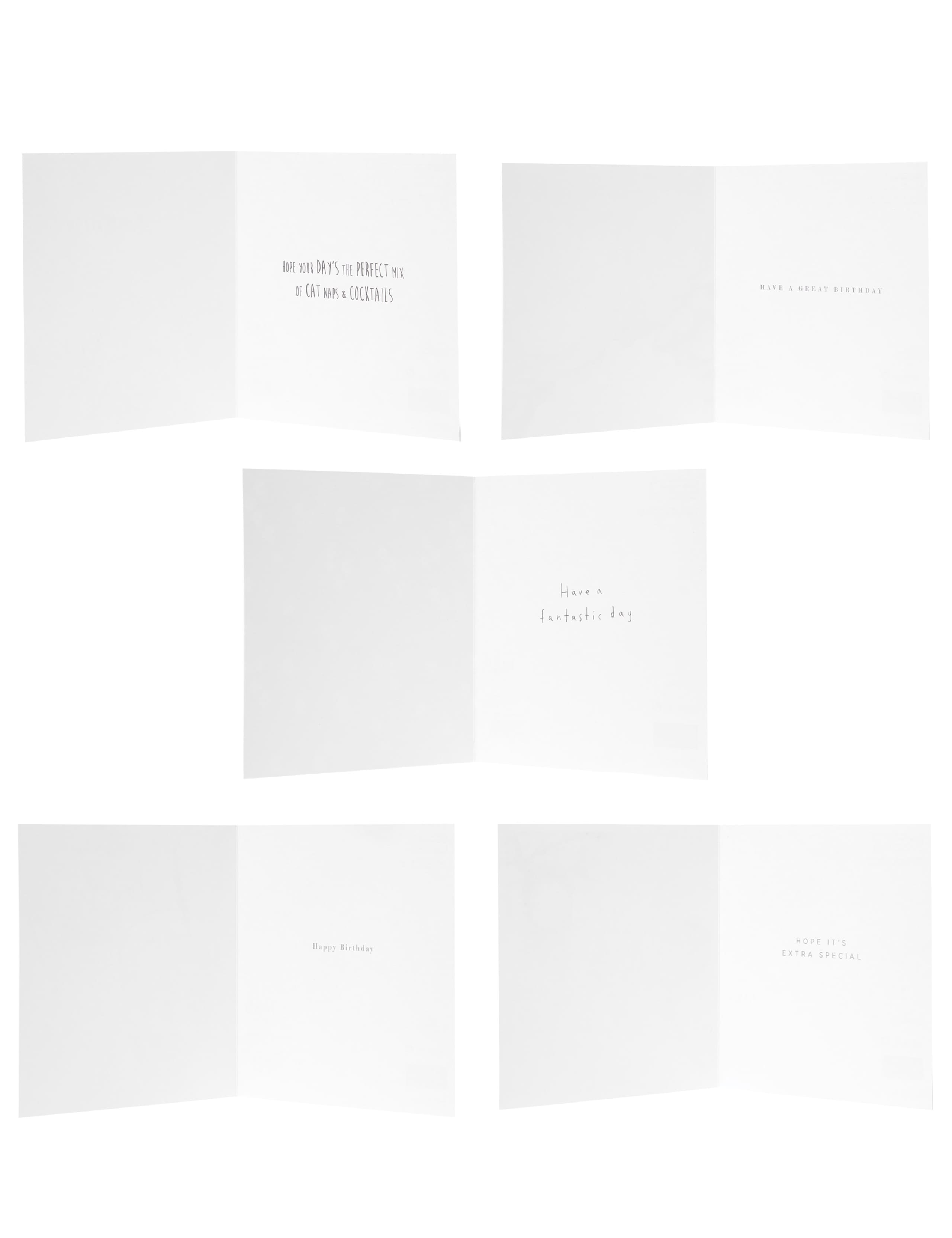 Pack of 5 Birthday Cards 2 of 3