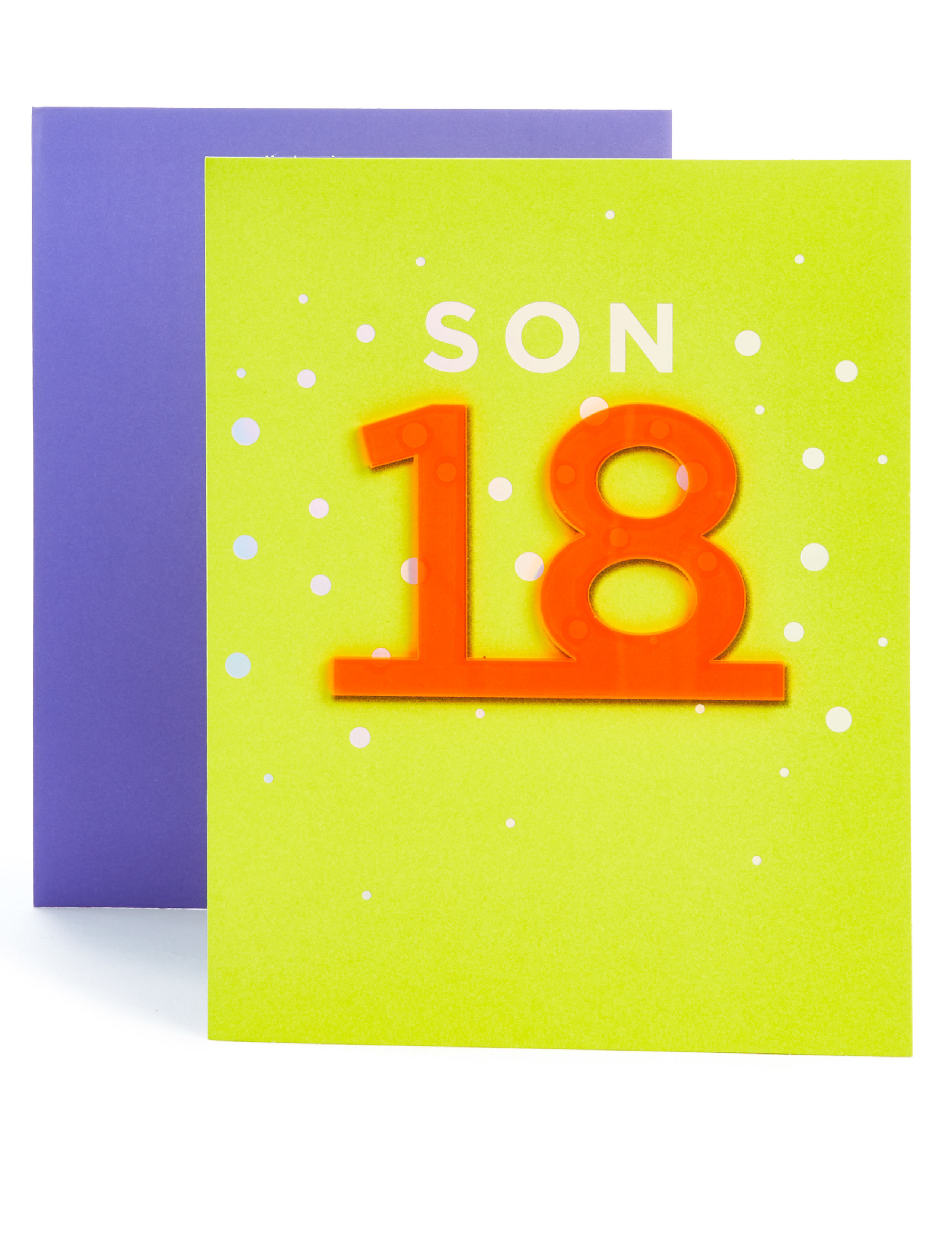 Son 18th Birthday Card 1 of 4