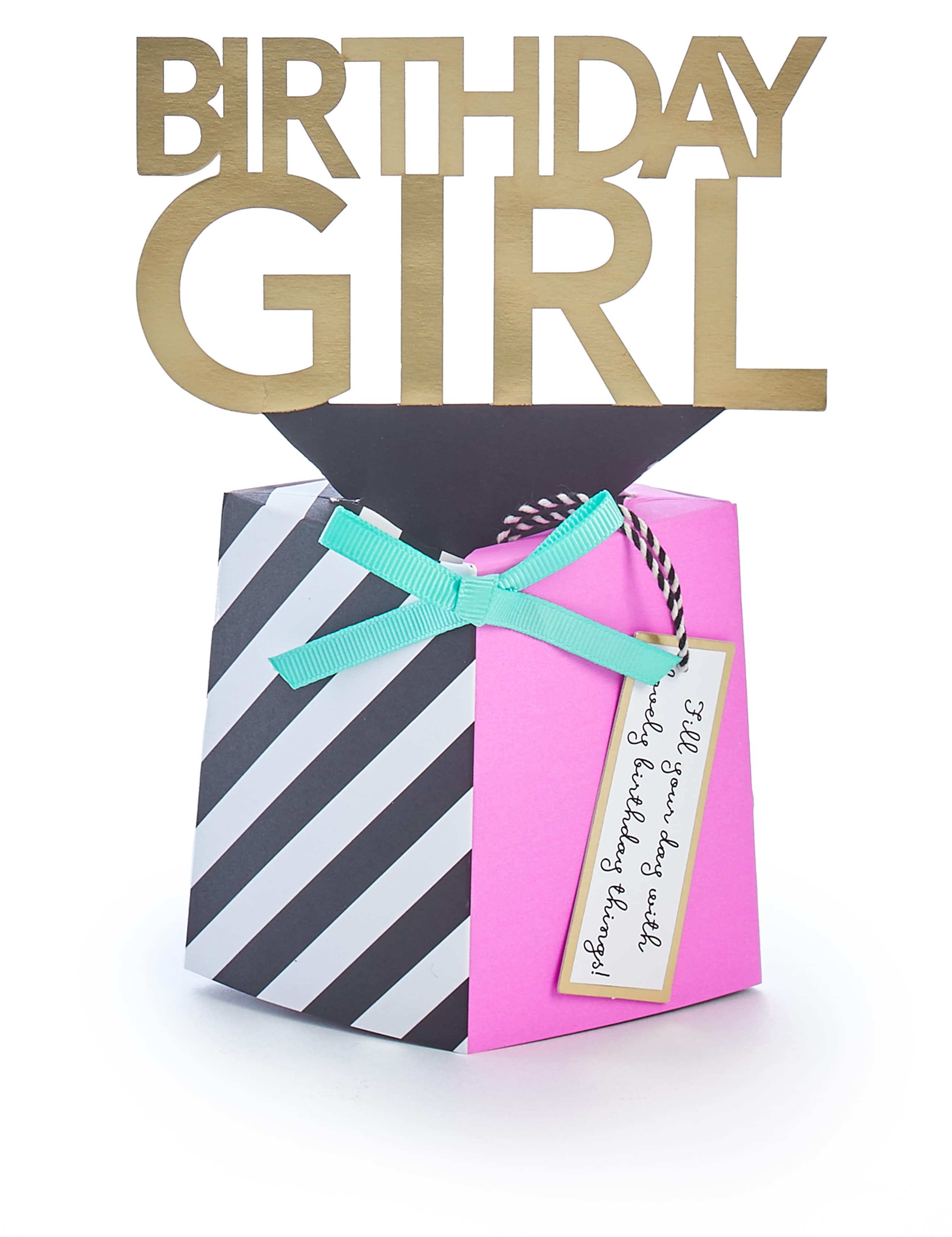Pop-up Birthday Girl Birthday Card 3 of 3