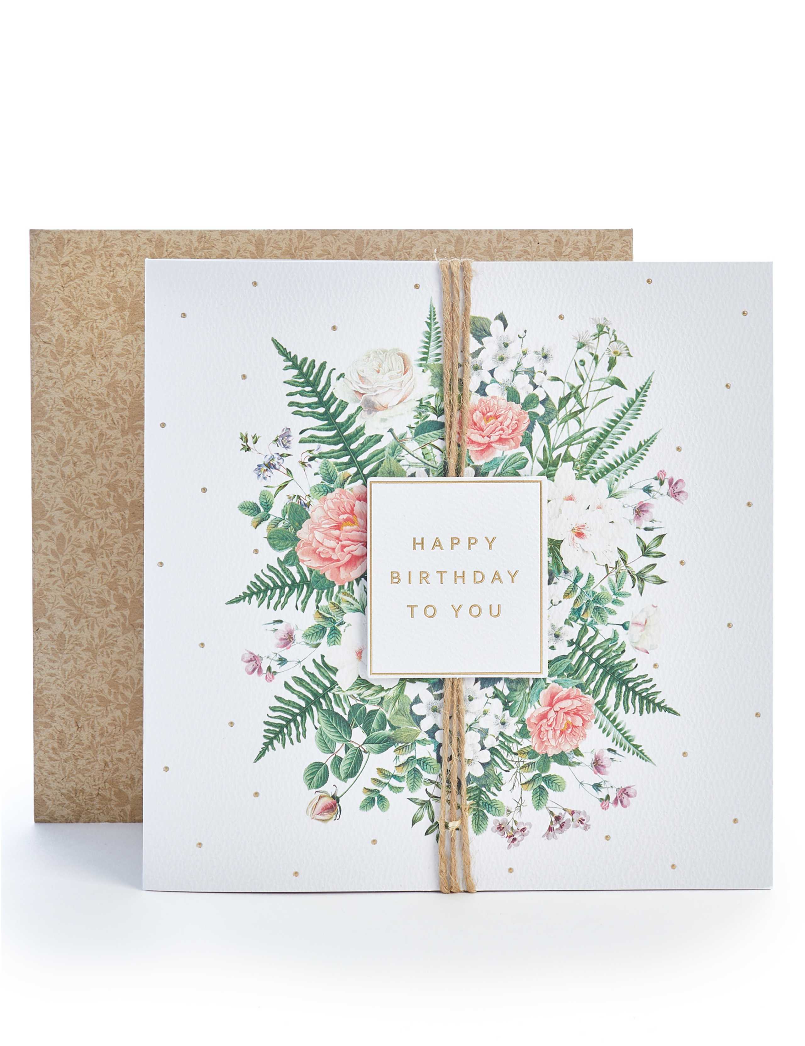Floral Birthday Card 1 of 3