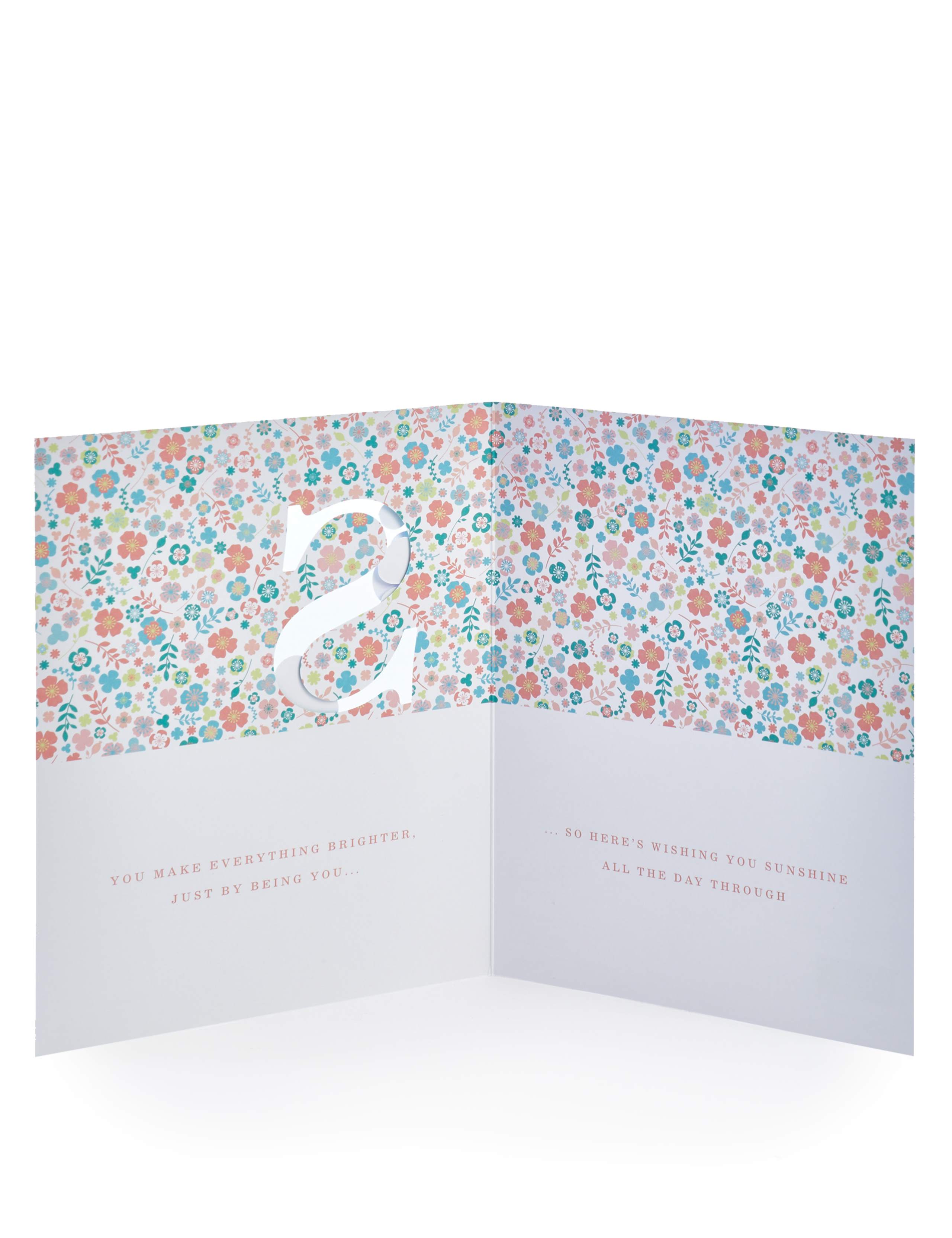 Someone Special Floral Birthday Card 2 of 3