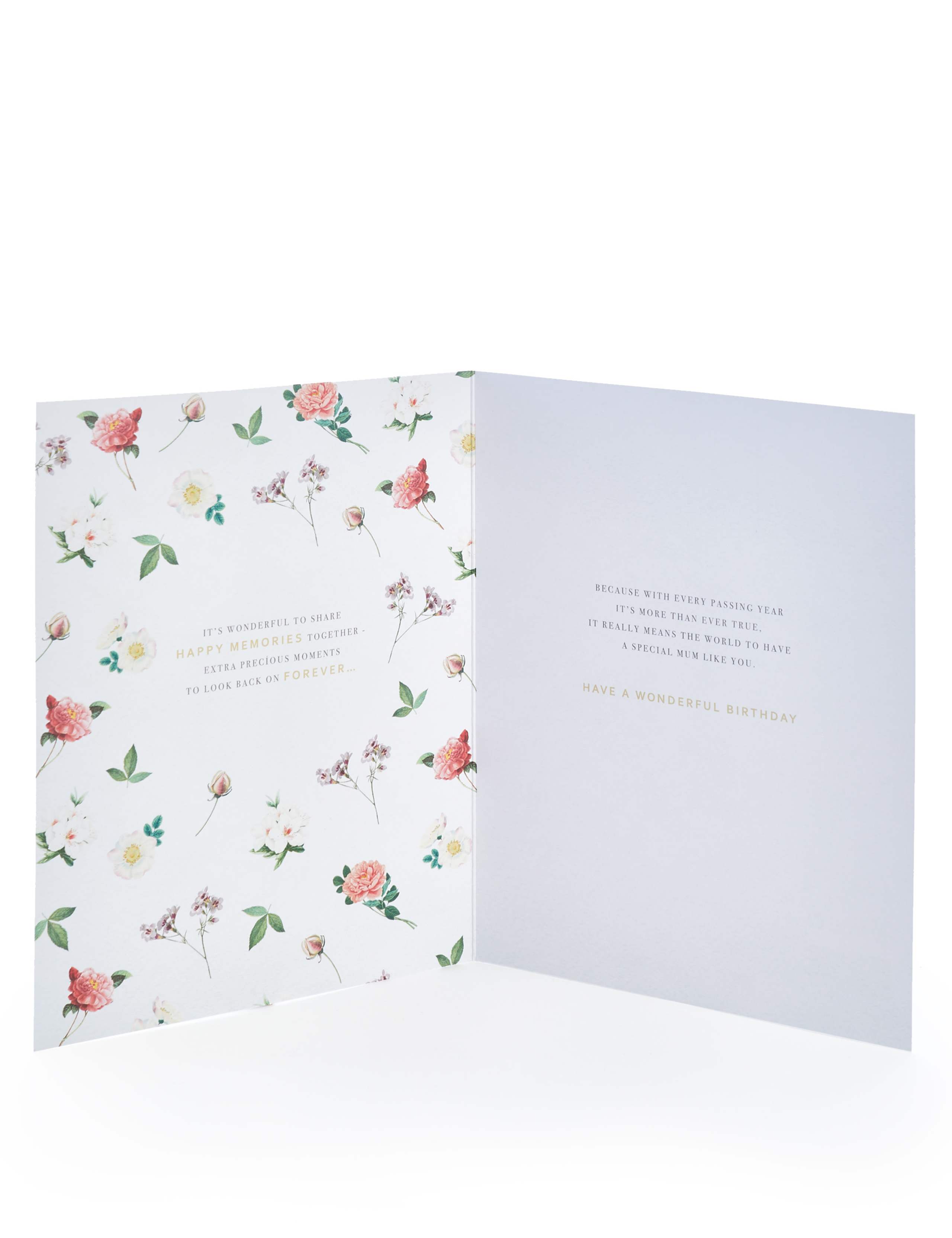 Mum Floral Birthday Card 3 of 3