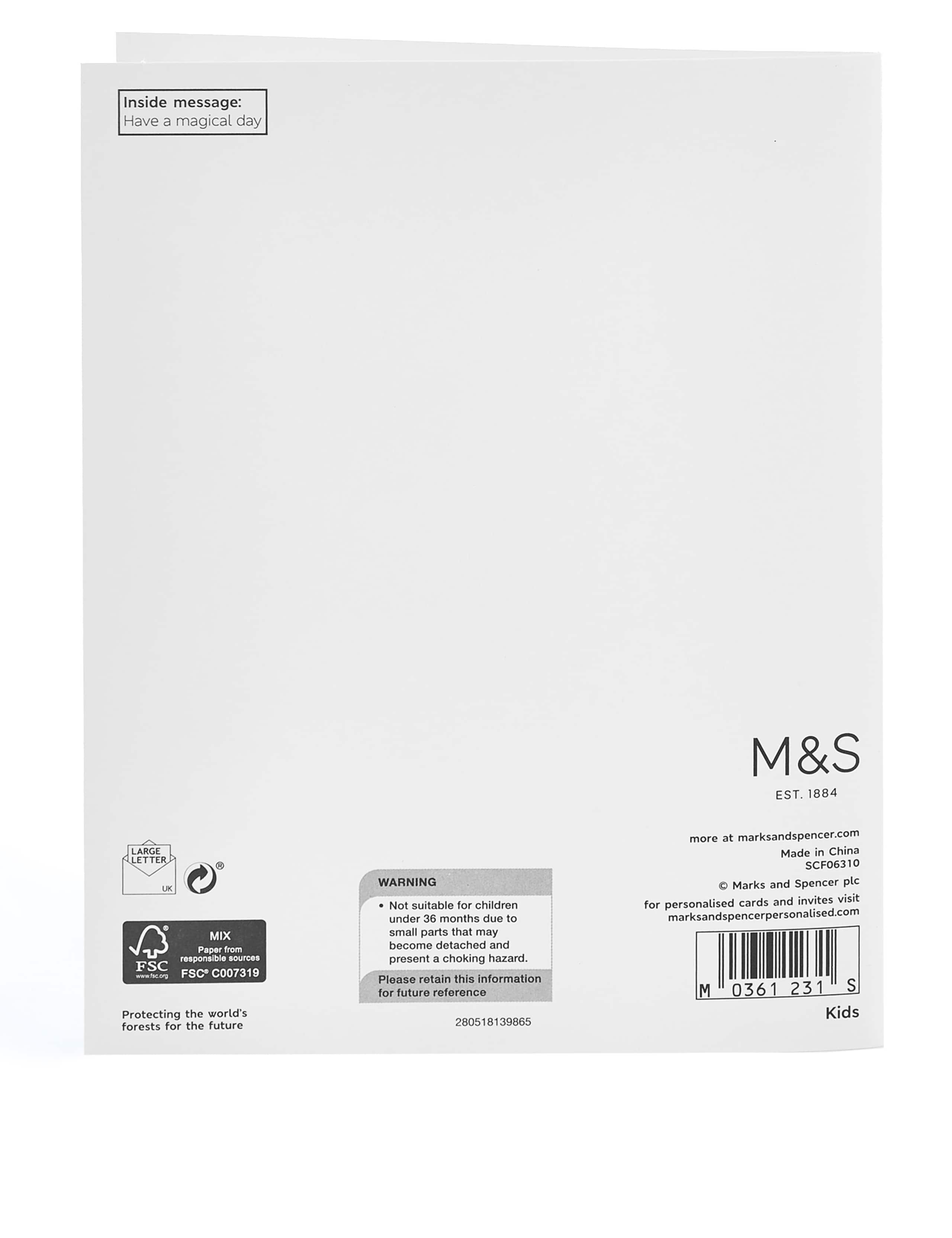 Magic Wand Birthday Card 3 of 3