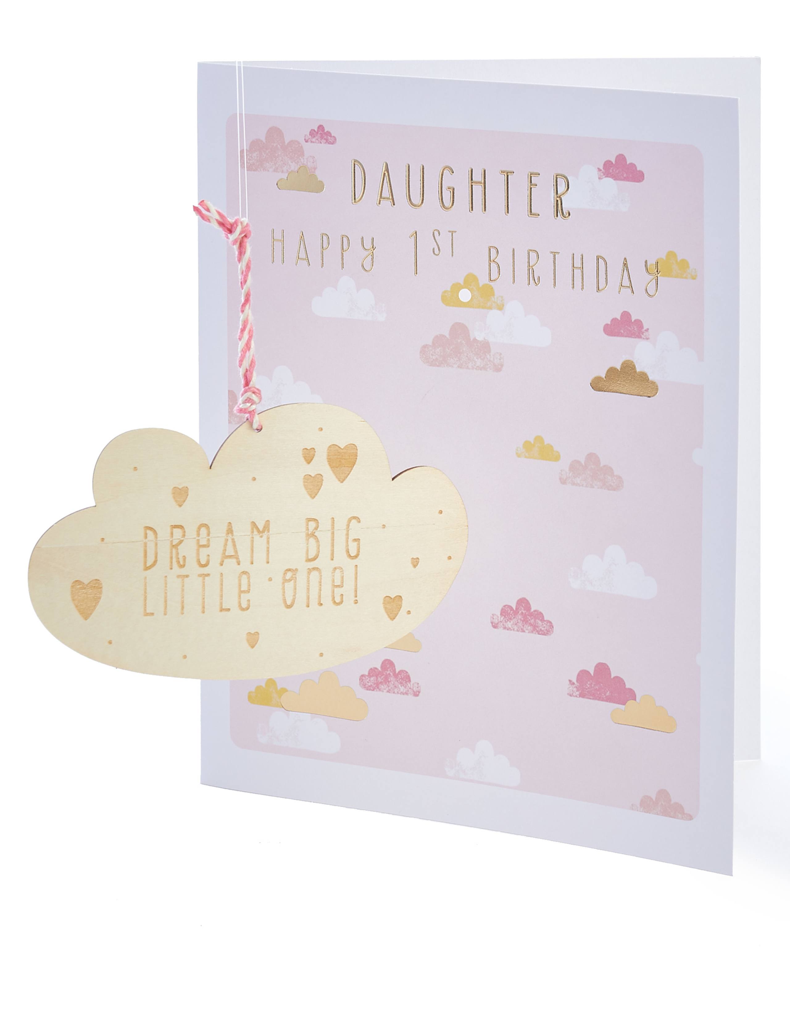 Daughter 1st Birthday Card 4 of 4