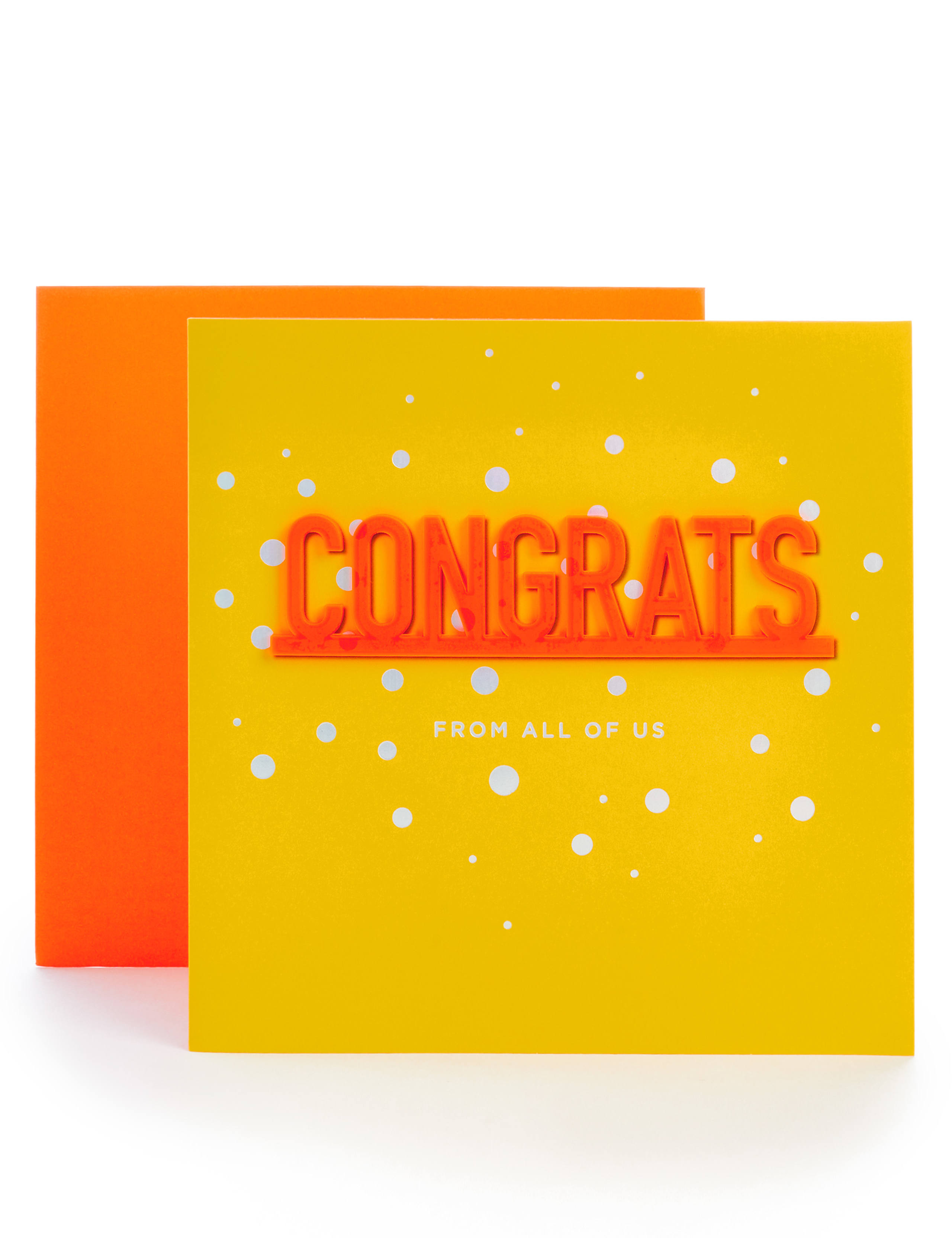 Neon Congrats Card 1 of 4