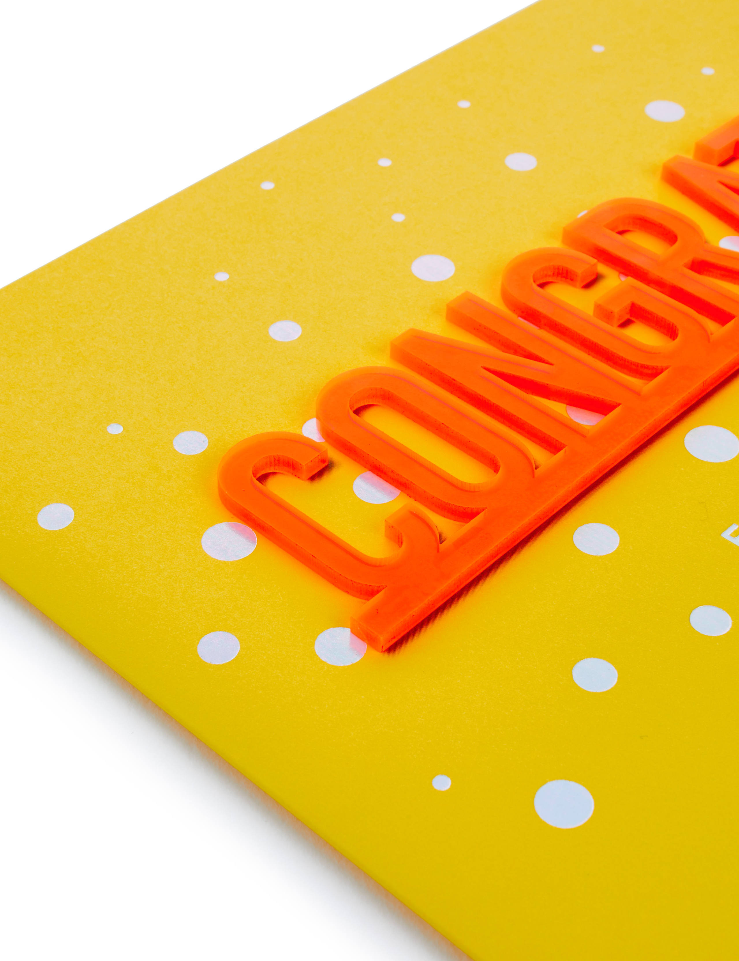 Neon Congrats Card 4 of 4