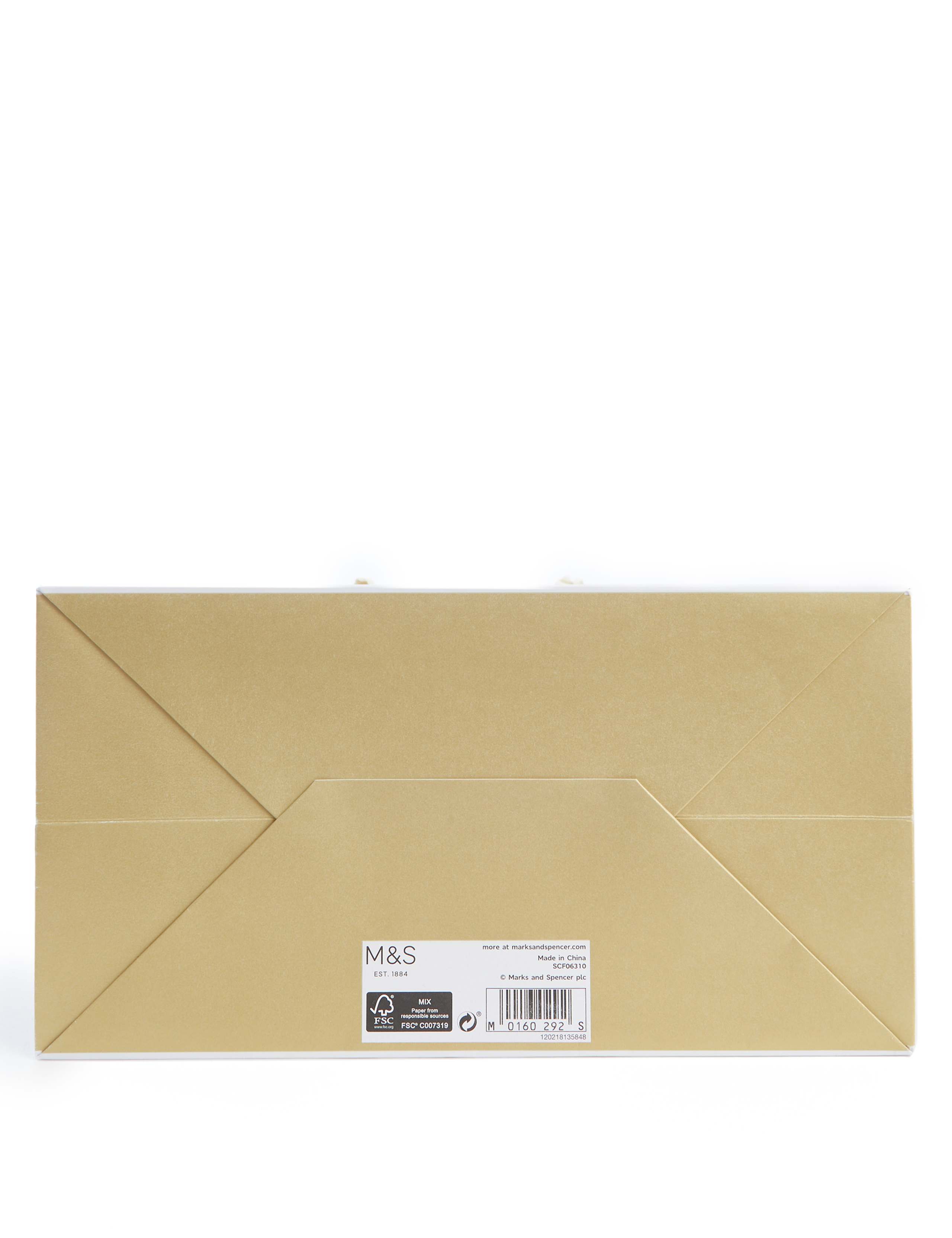 Large White & Gold Gift Bag 2 of 3