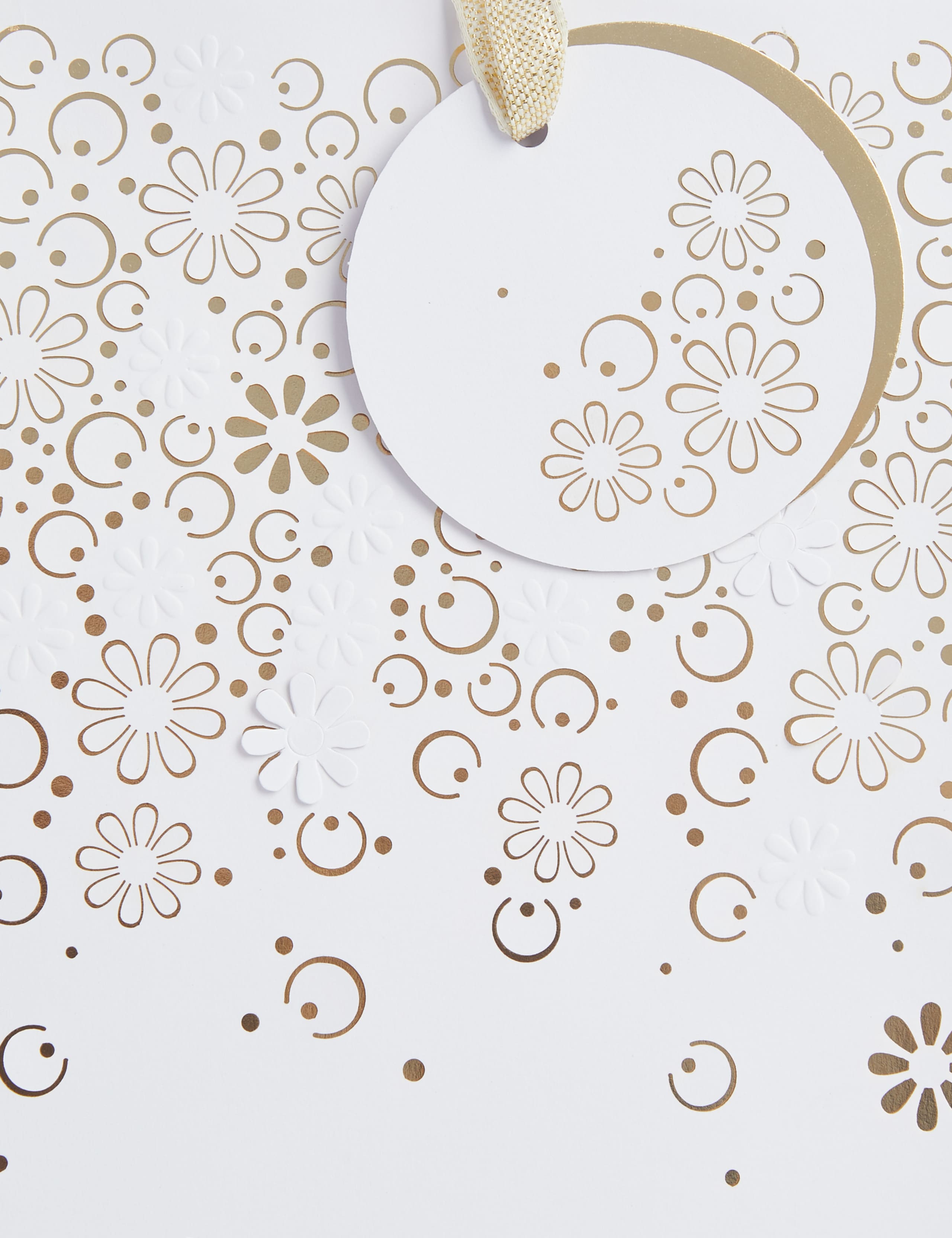 Large White & Gold Gift Bag 3 of 3