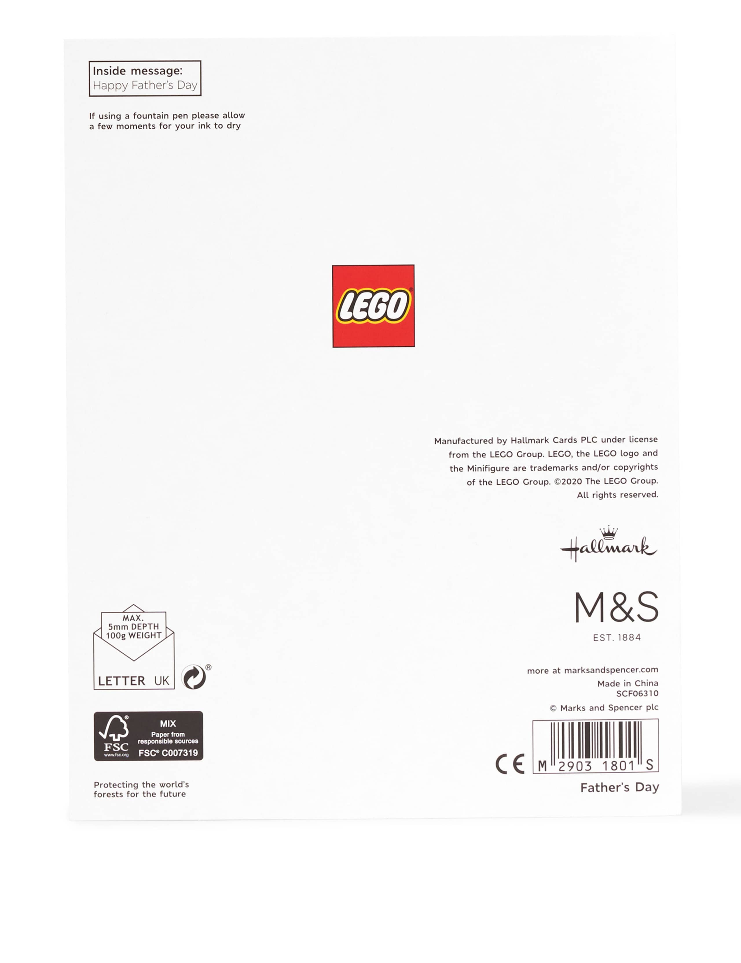 Lego™ Father's Day Card 4 of 5