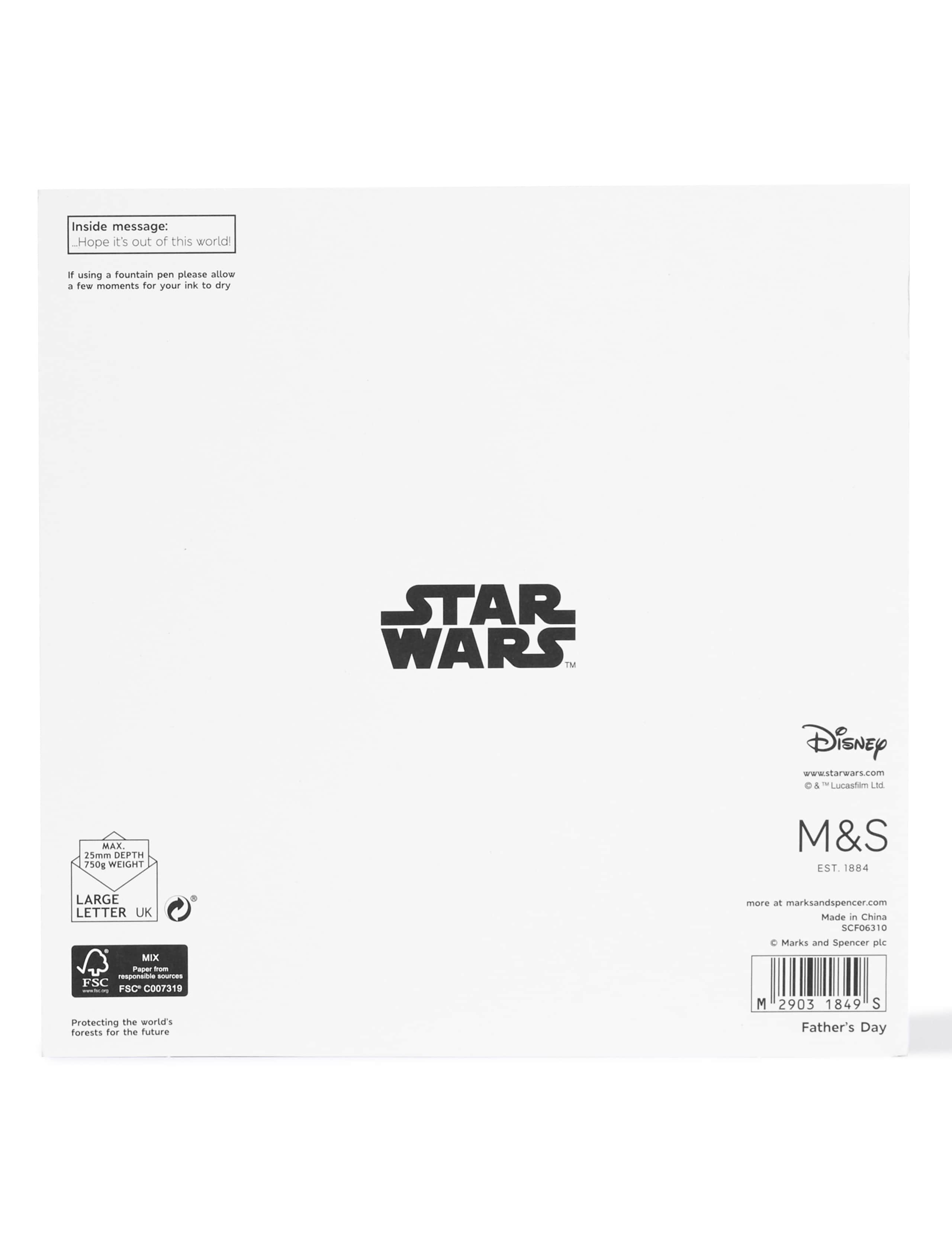 Star Wars™ 3D Millennium Falcon Father's Day Card 3 of 4