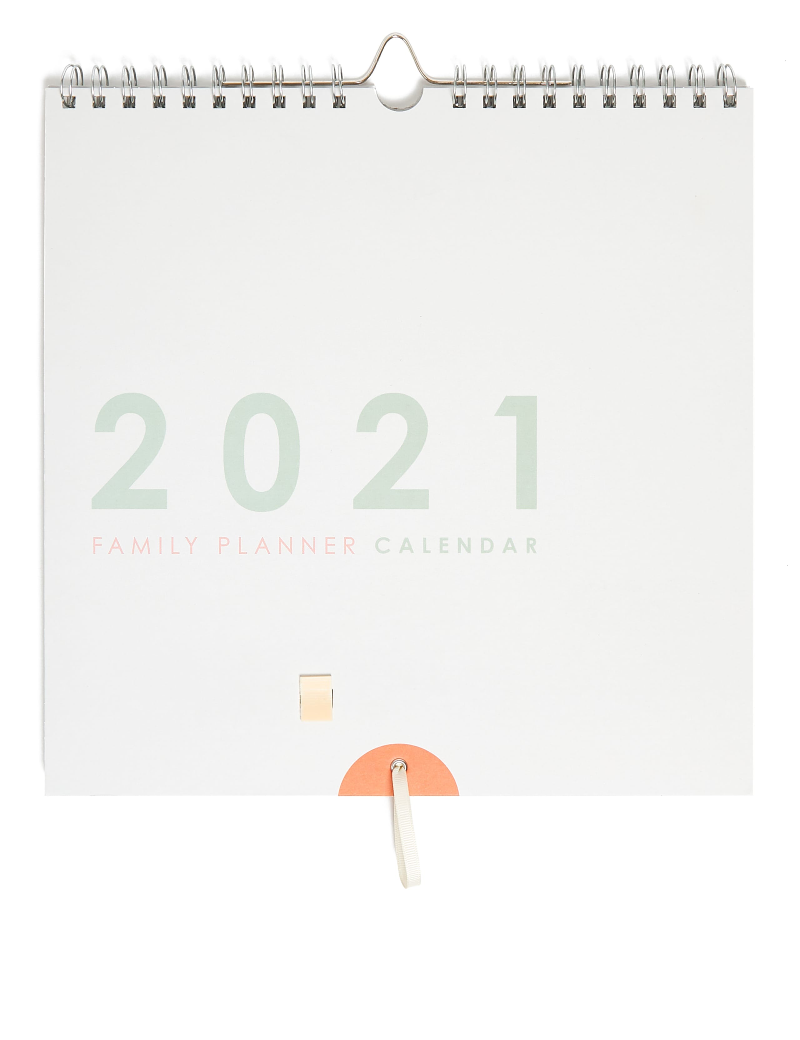 Ultimate 2021 Family Organiser with Pen, Shopping Lists, Pockets and Weekly Planner 1 of 5