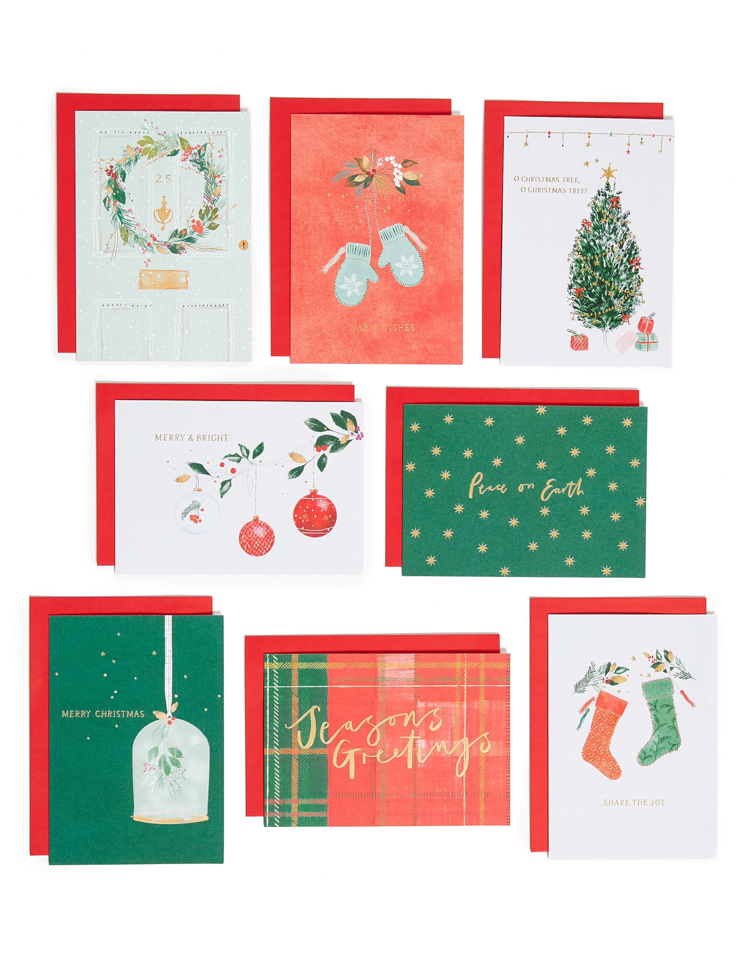 Traditional Charity Christmas Cards - Pack of 16 1 of 6