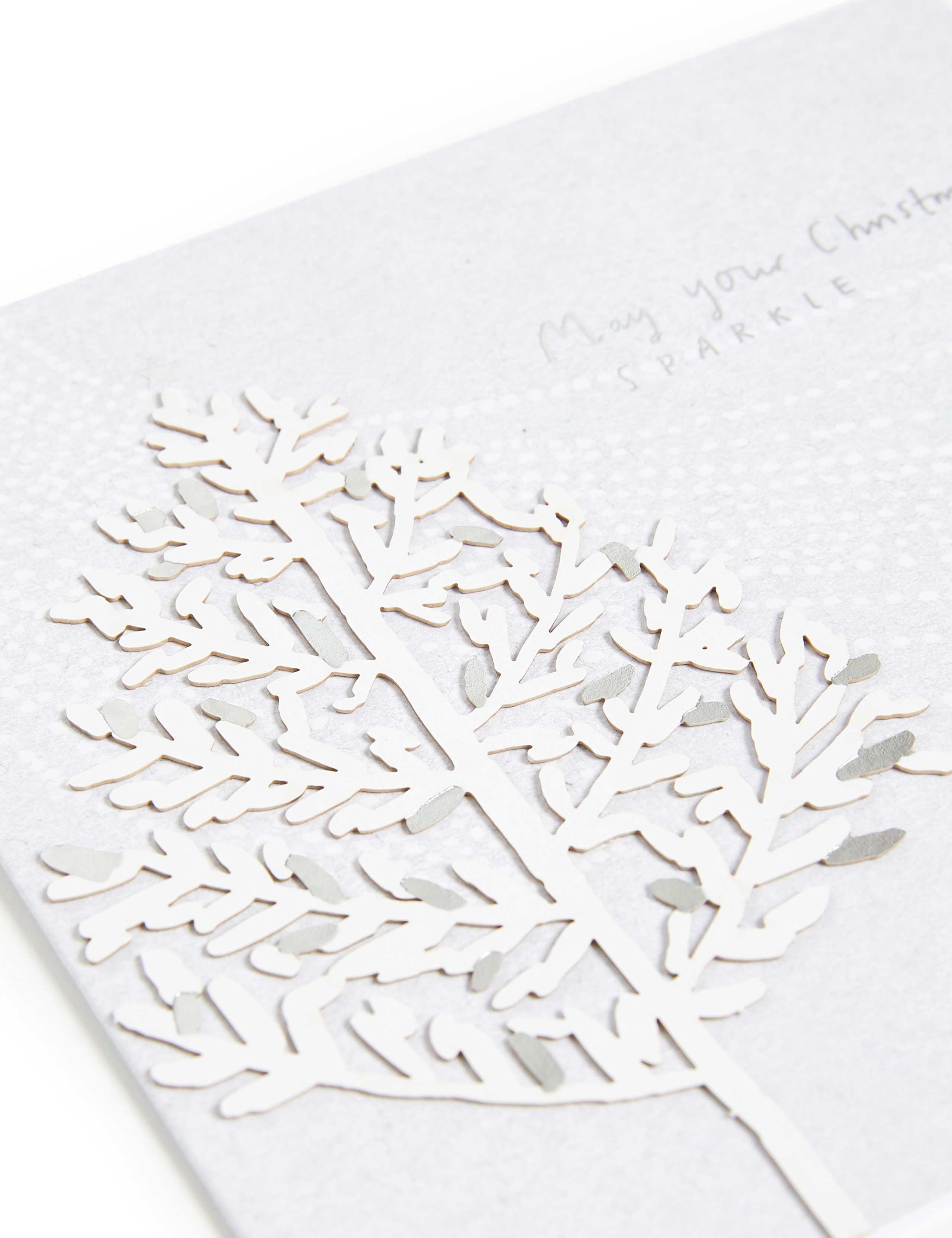 3D Tree Design Charity Christmas Cards - Pack of 5 4 of 5