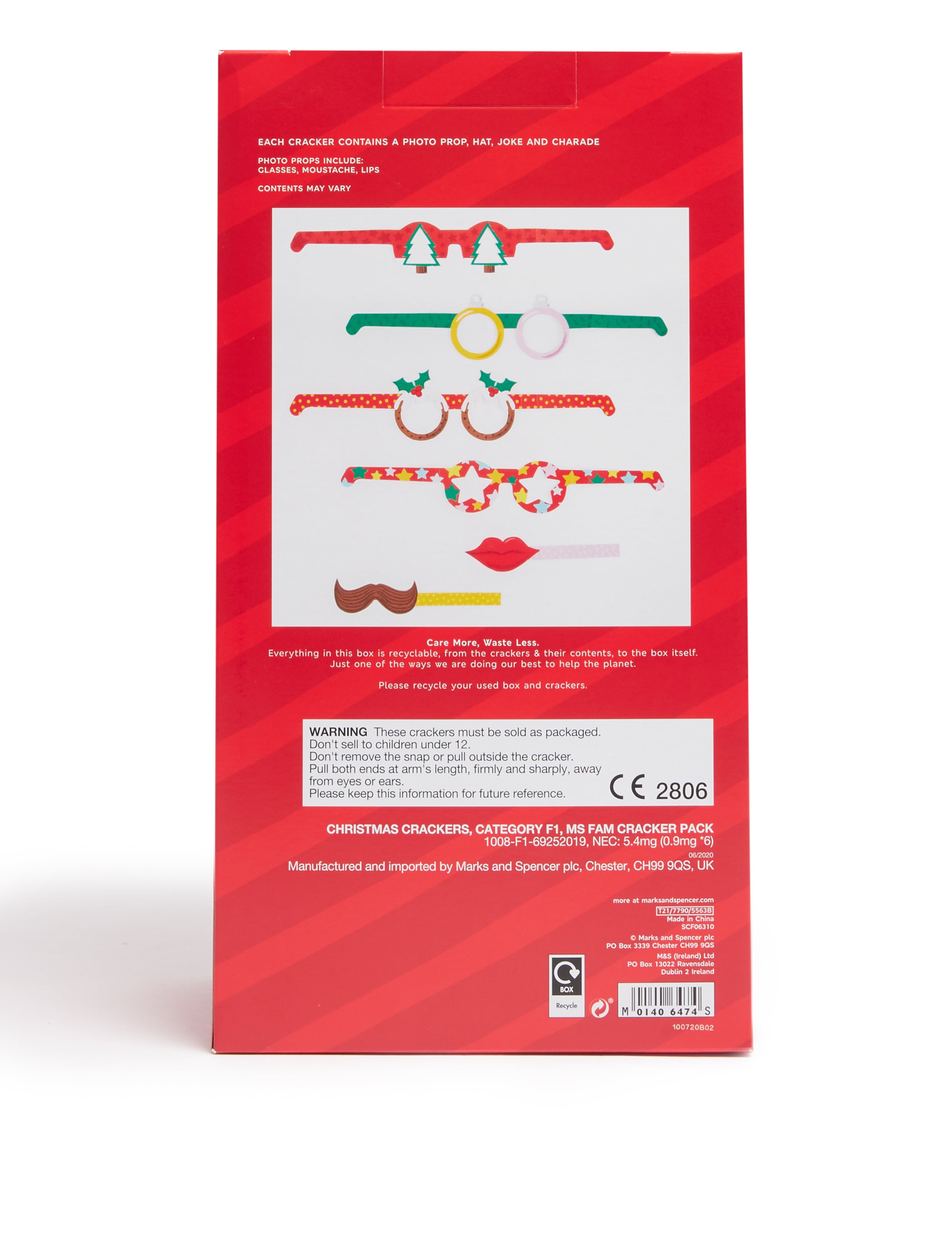 Festive Characters' Recyclable Family Christmas Crackers - Pack of 6 in 2 Designs 4 of 4