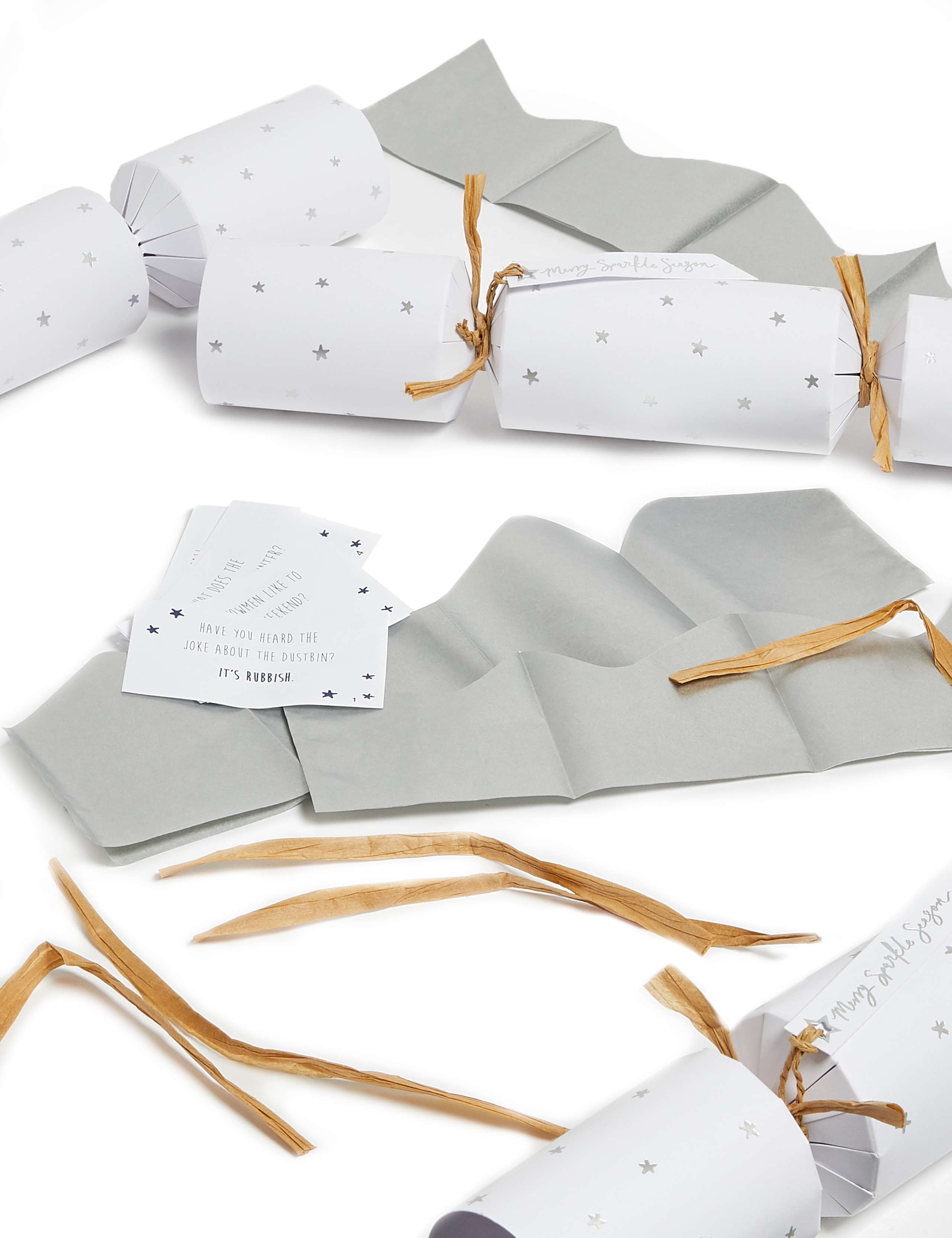 Fill Your Own' Recyclable Christmas Crackers - Pack of 6 in 1 Design 2 of 4