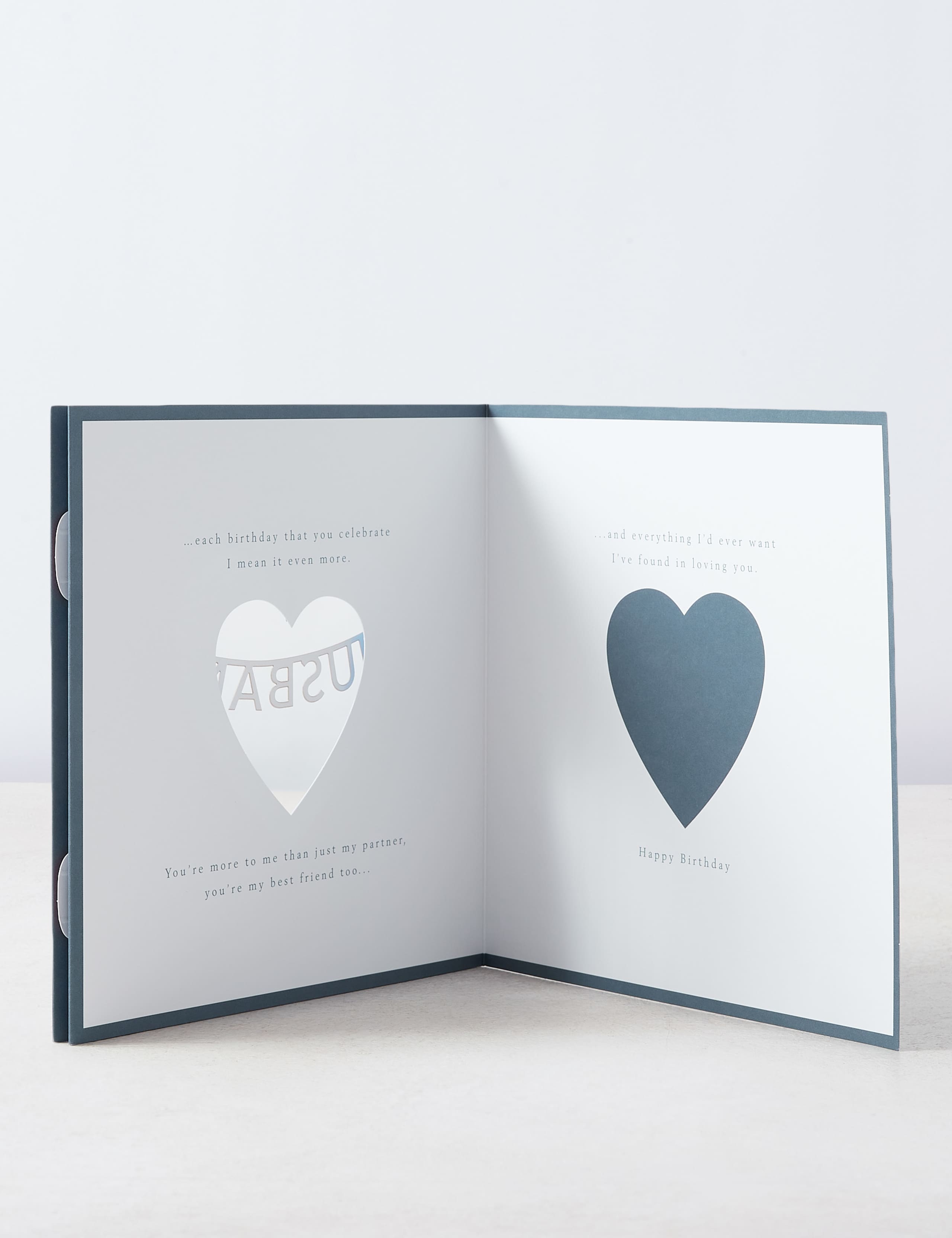Husband Die-cut Contemporary Birthday Card 2 of 5