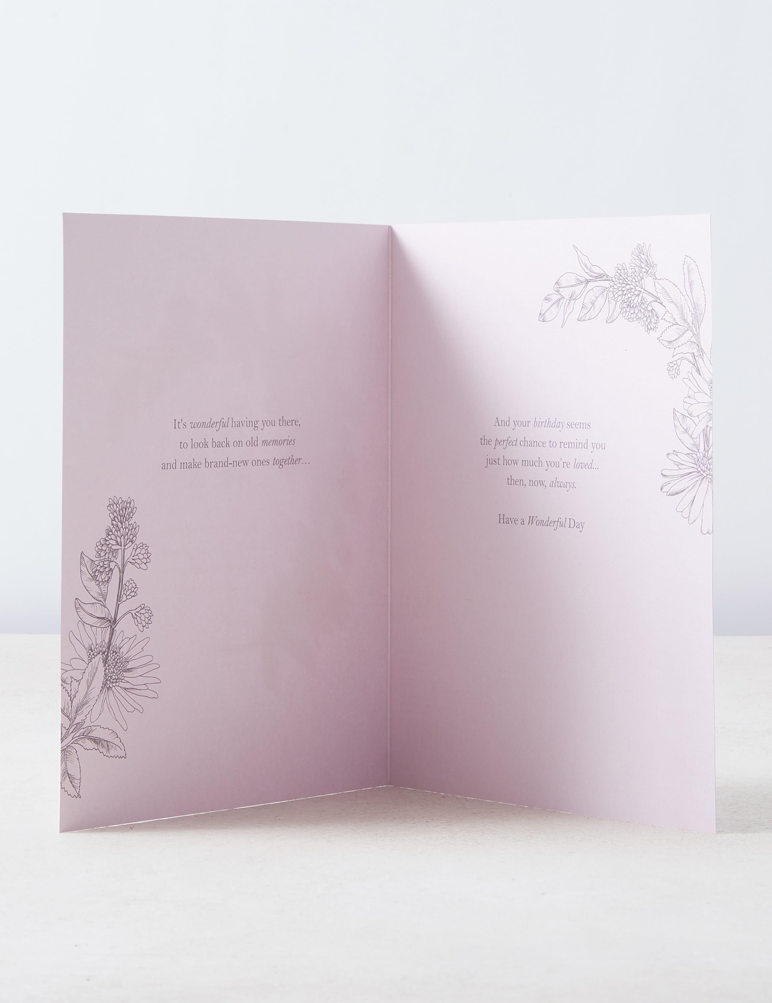 Sister 3D Effect Floral Birthday Card 2 of 5