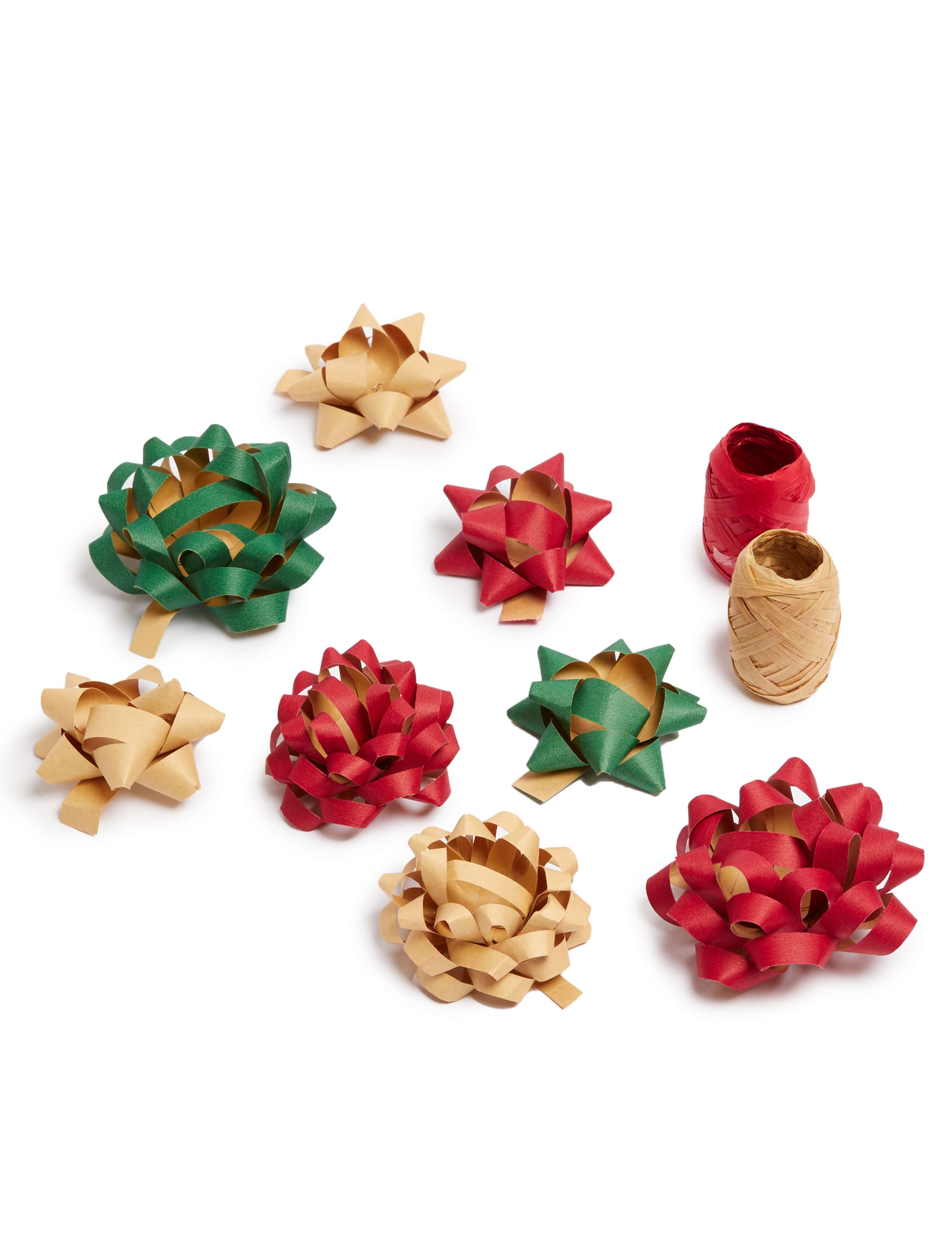 Green & Red Christmas Wrapping Accessory Twin Pack - 20 Pieces 2 of 3