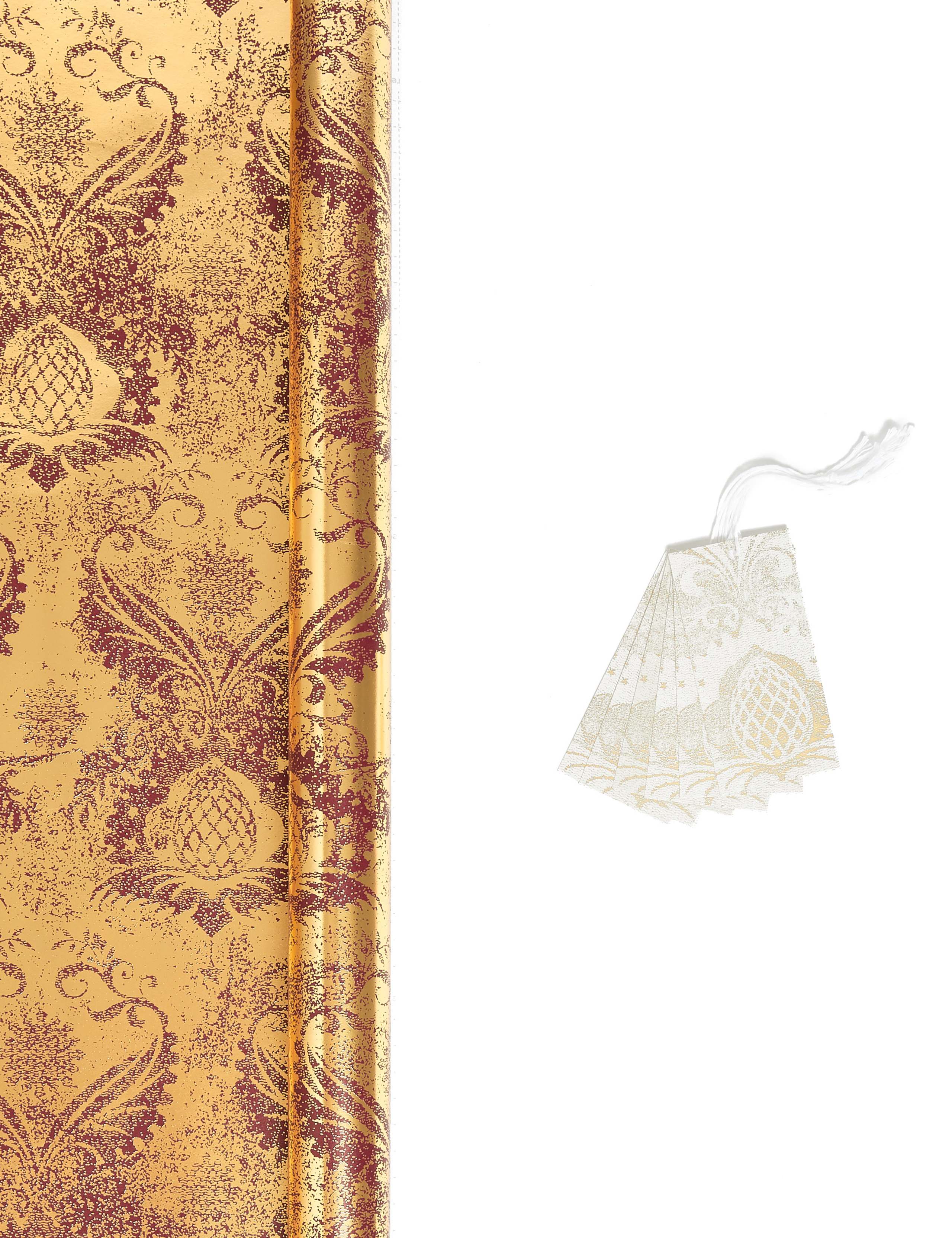 Patterned Wrap & Tag Pack - 3m Wrap, 6 Tags 1 of 2