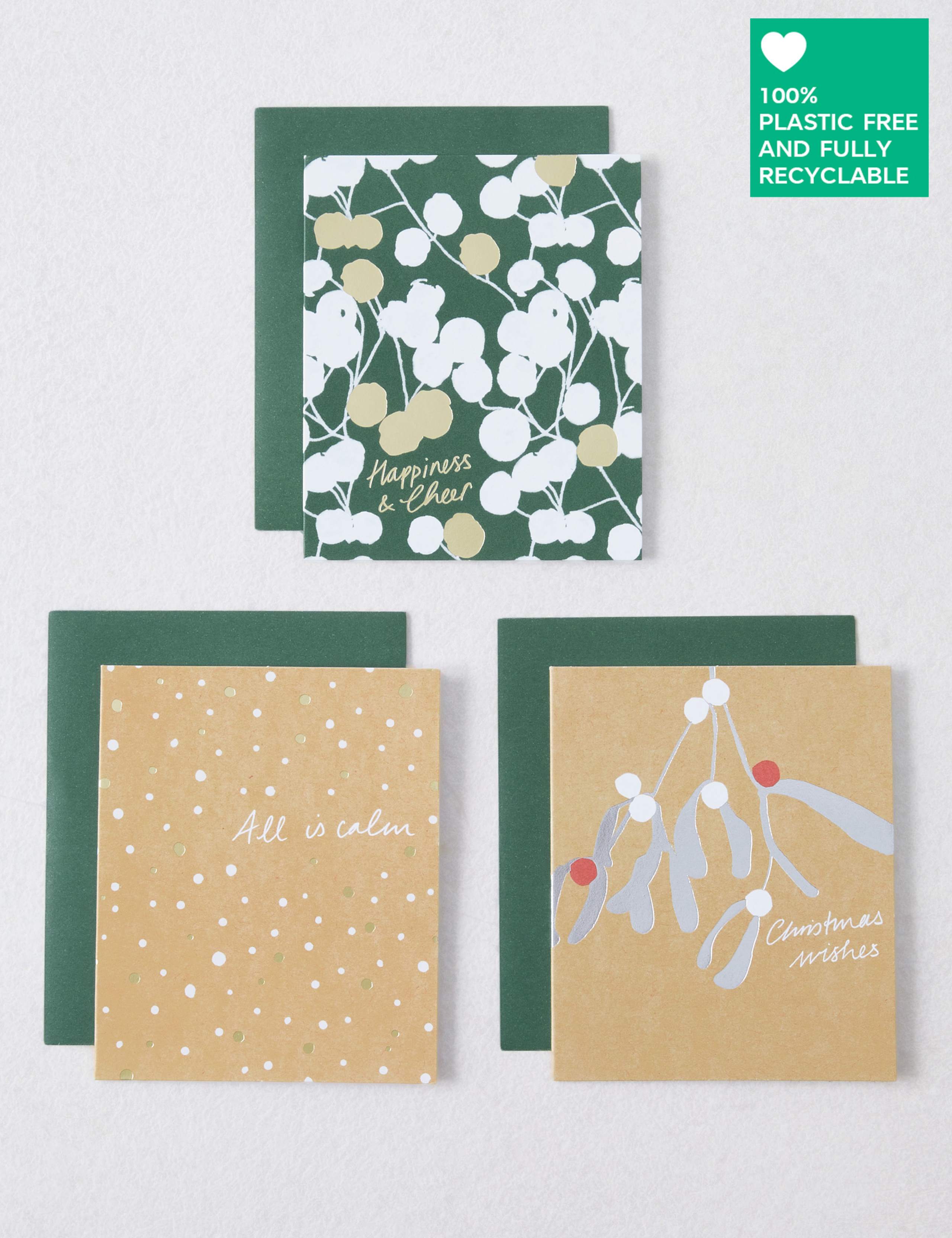 Classic Charity Christmas Cards - Pack of 15 - 3 Designs 1 of 3