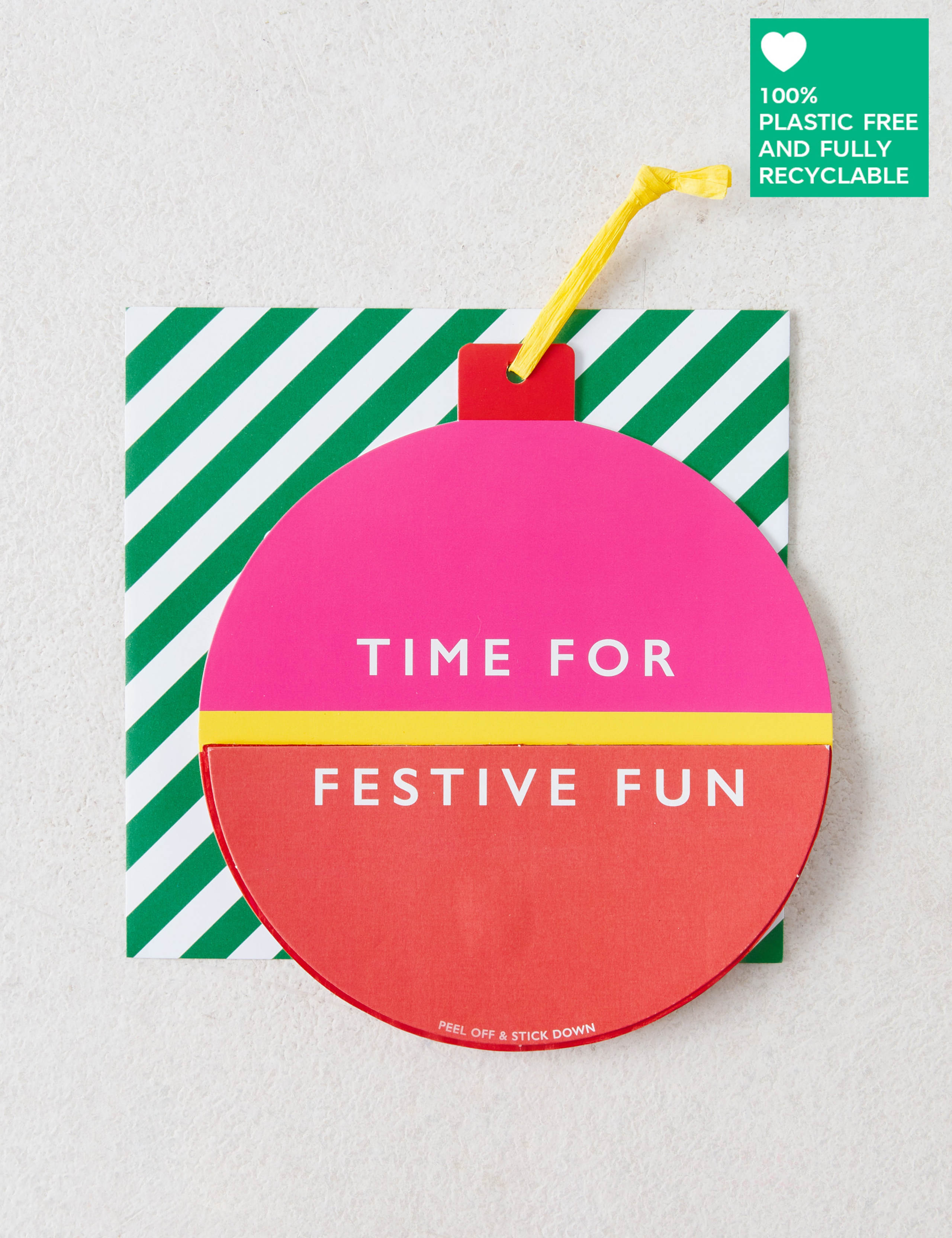 Pop-Up Charity Christmas Cards - Pack of 4 - Keepsake Bauble Design 1 of 5