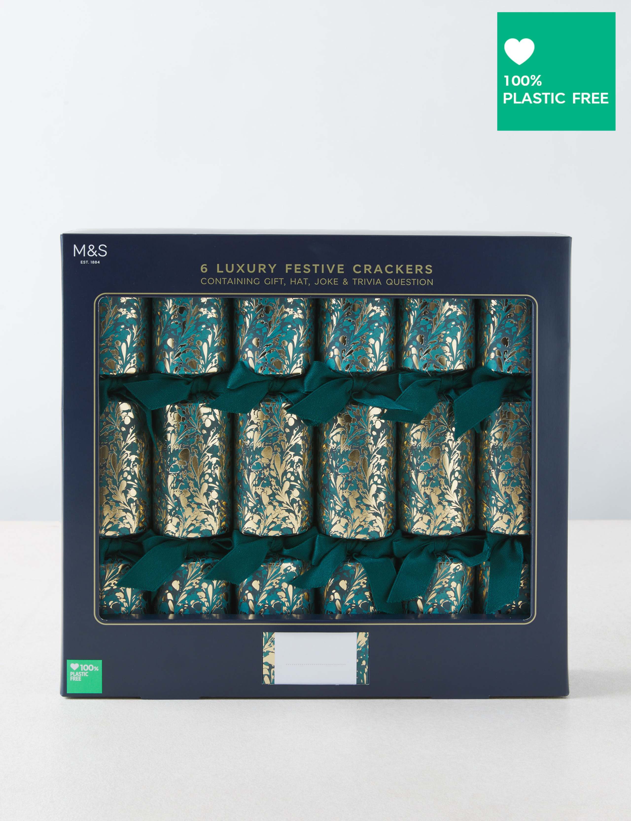 Connoisseur Opulence Christmas Crackers - Pack of 6 in 1 Design 1 of 4