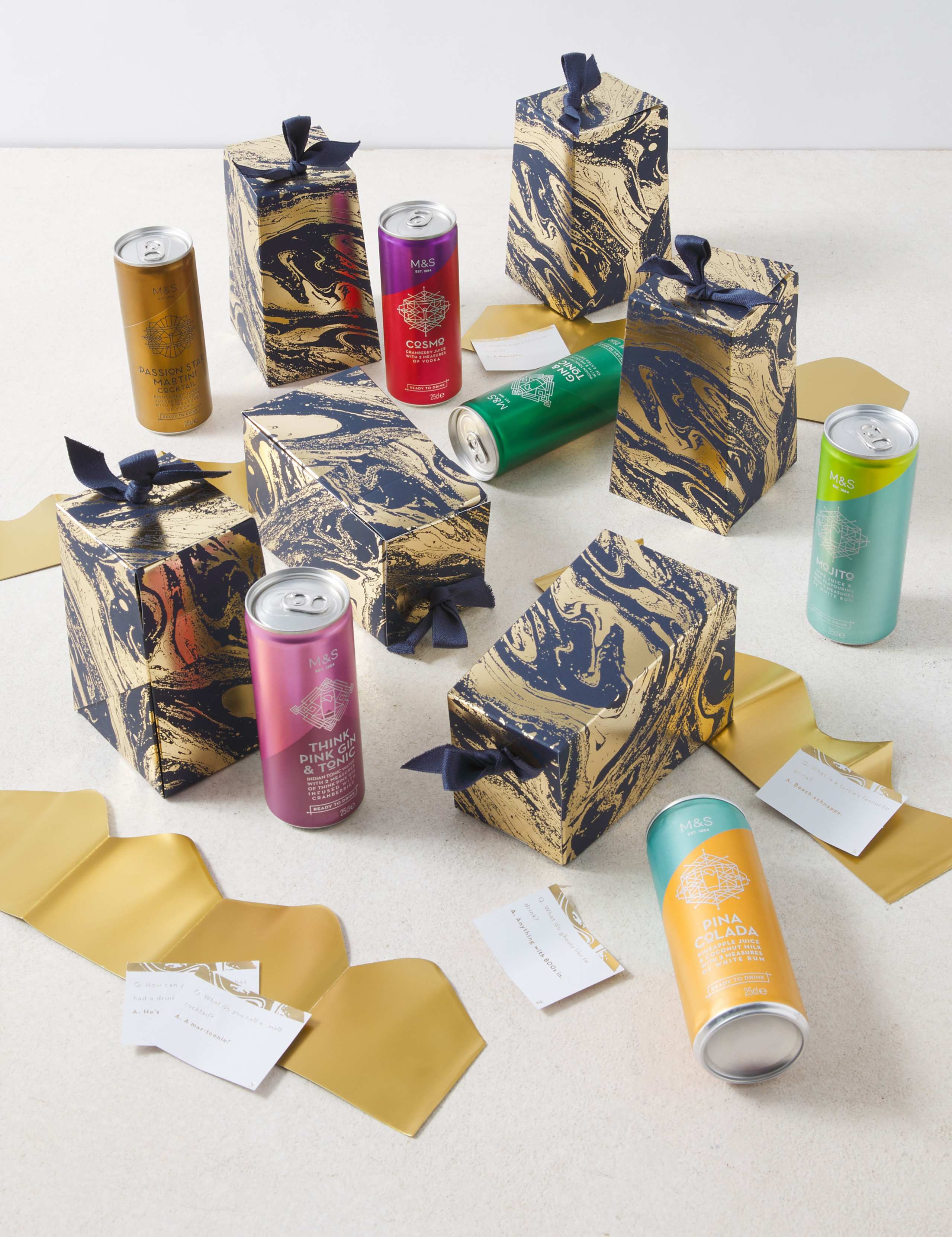 Luxury Dinner Party Cocktail Crackers - Pack of 6 in 1 Design 2 of 4