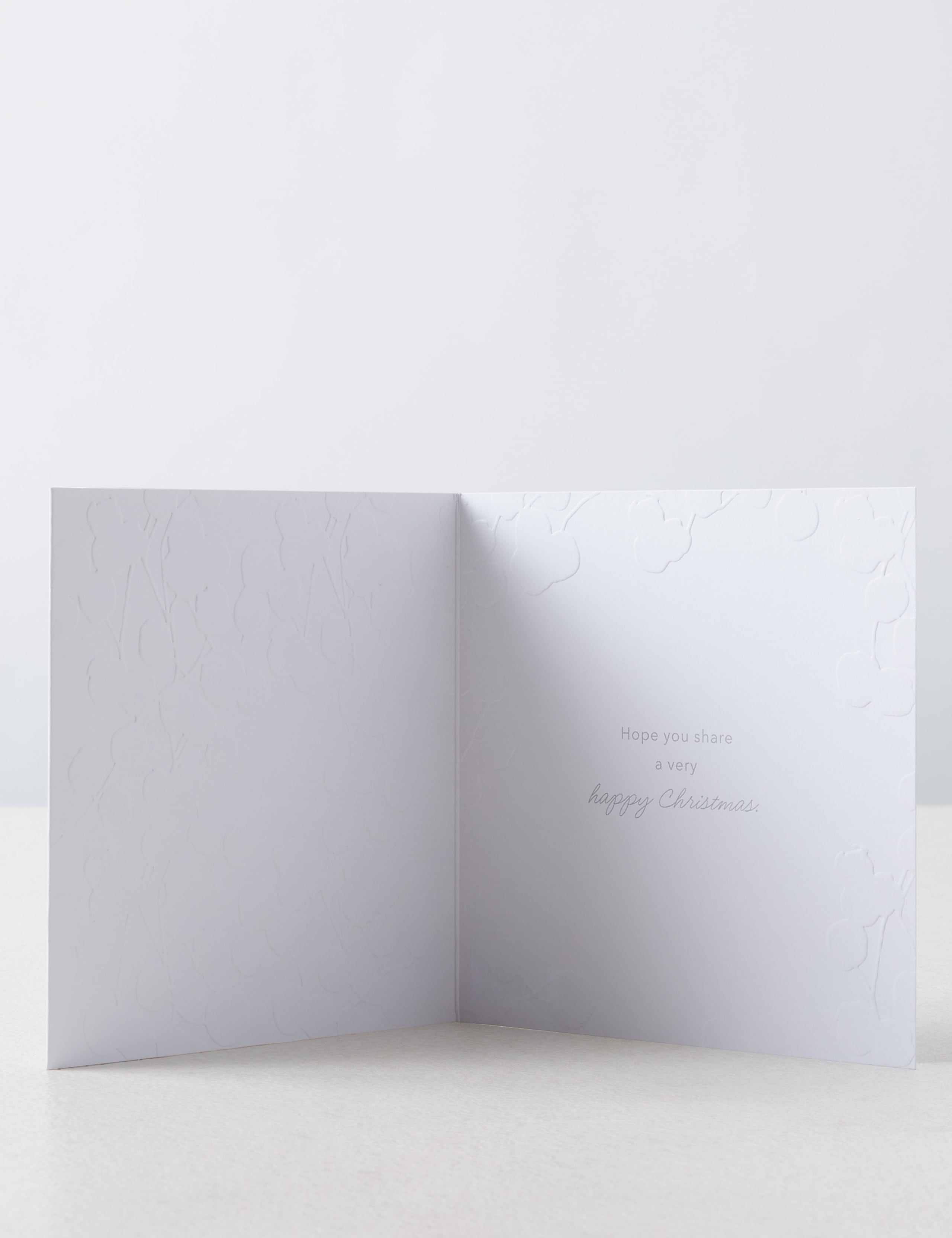 Charity Christmas Card for a Lovely Couple - Contemporary Laser-cut Design 2 of 5