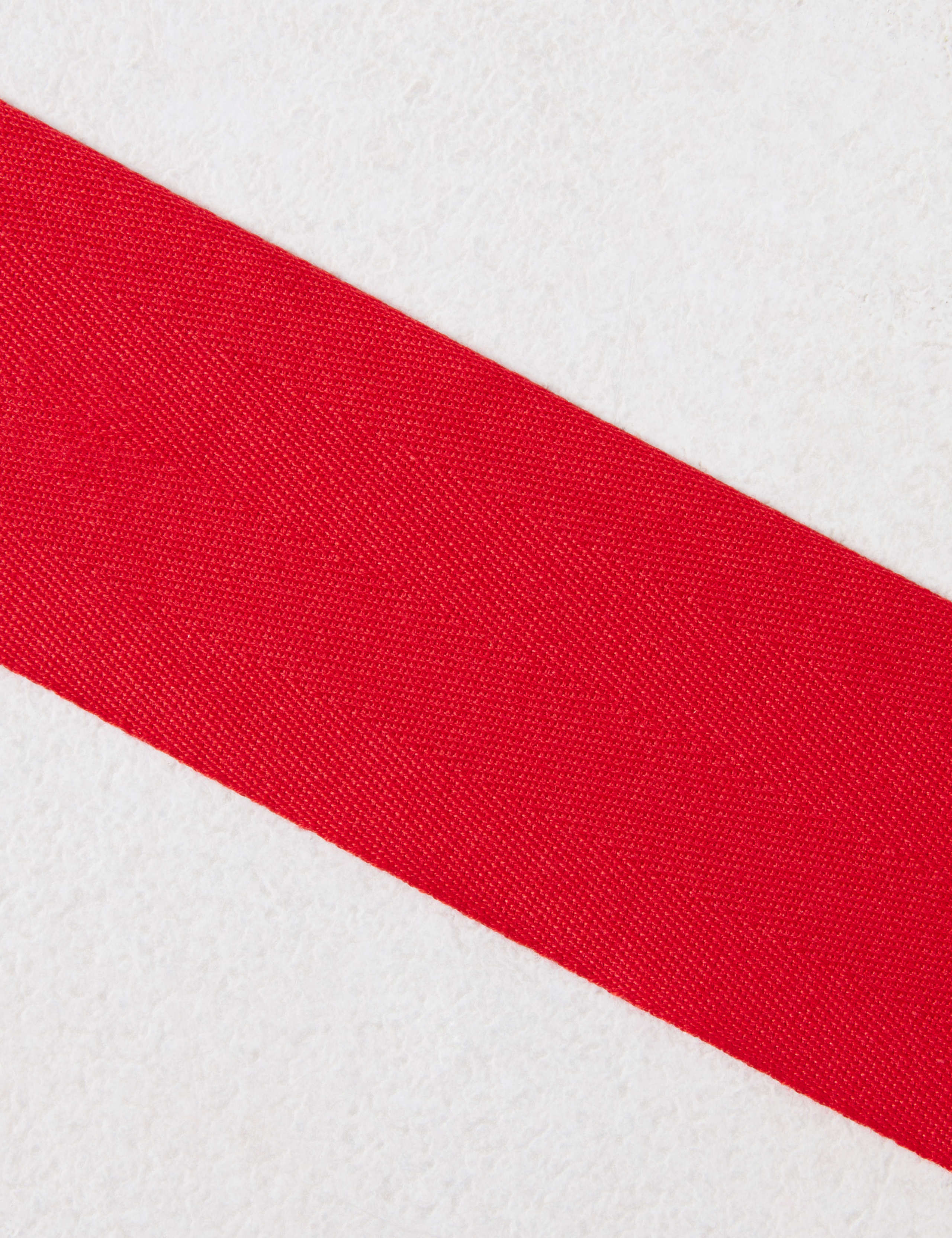 Red Fabric Christmas Ribbon Reel - 5m Length 2 of 2