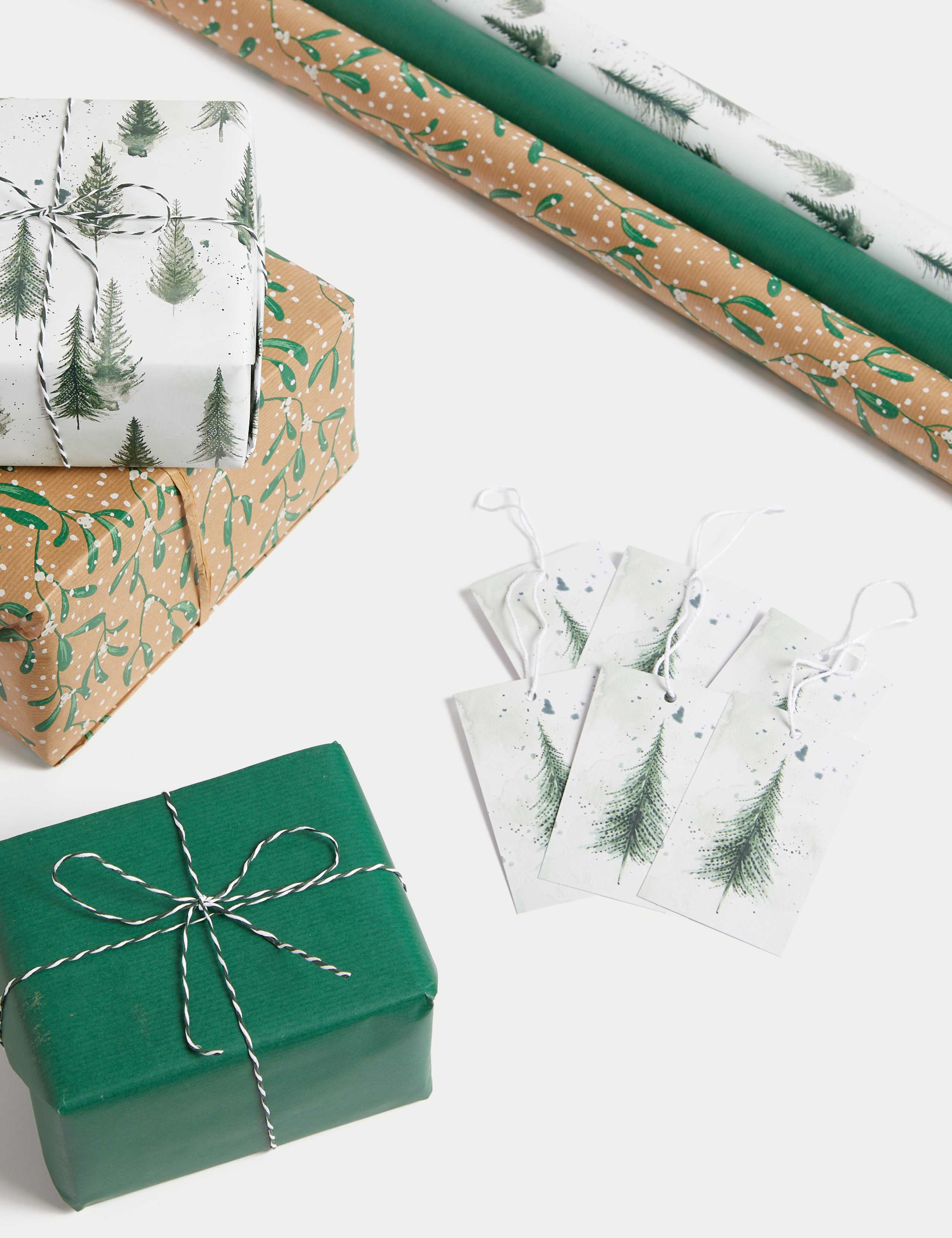 Mistletoe & Tree 6M Christmas Gift Wrap & Accessories Pack 2 of 2