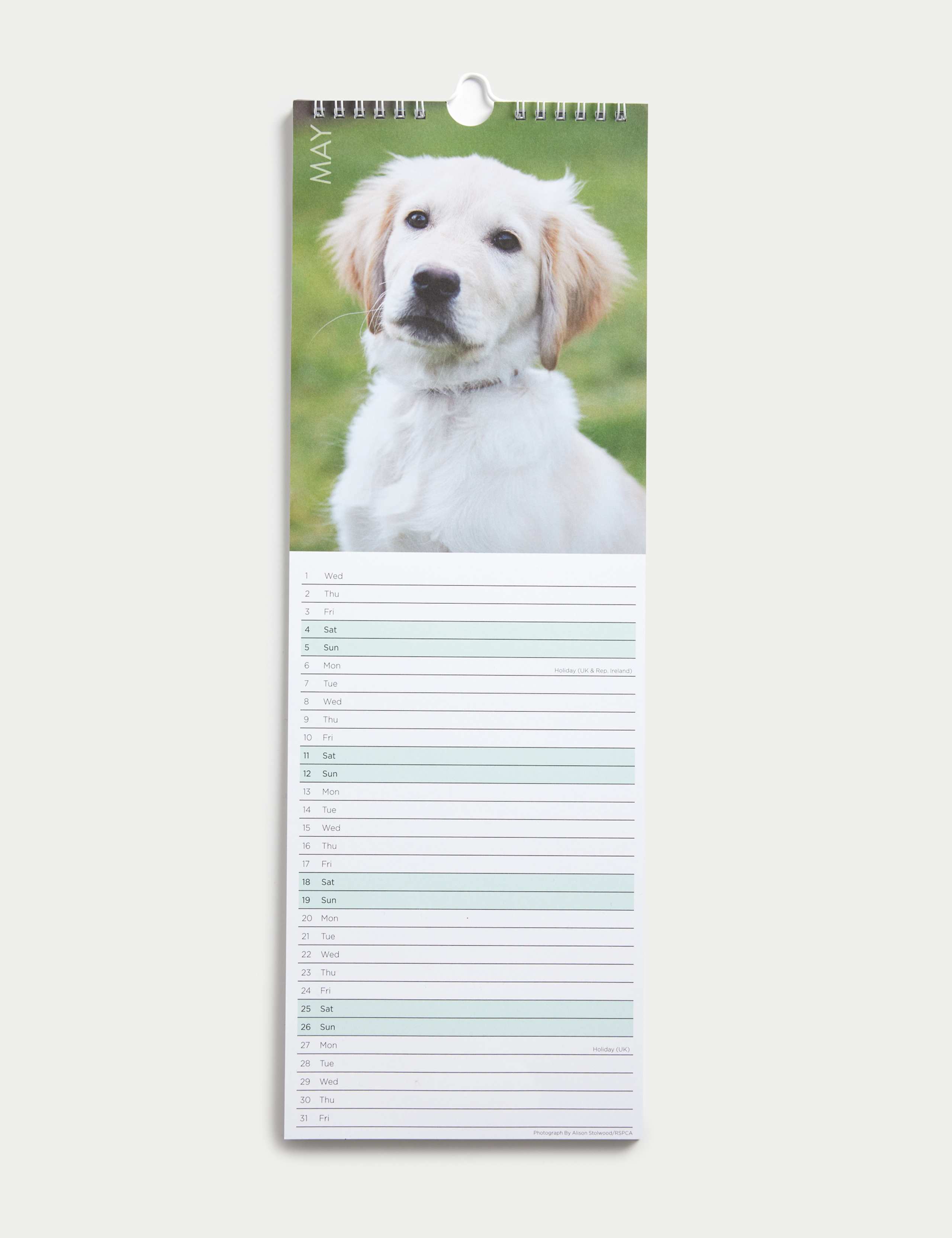 2024 Slimline Calendar - RSPCA Animals Design 2 of 3