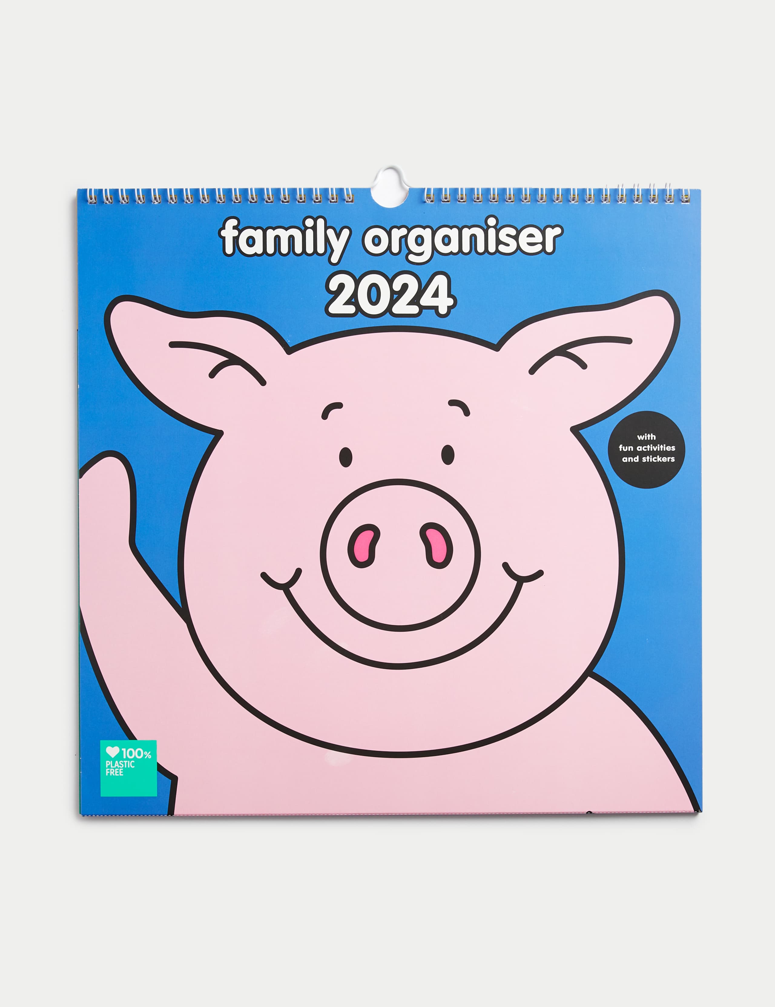 2024 Calendar & Family Organiser - Percy Pig™ with Stickers 1 of 5