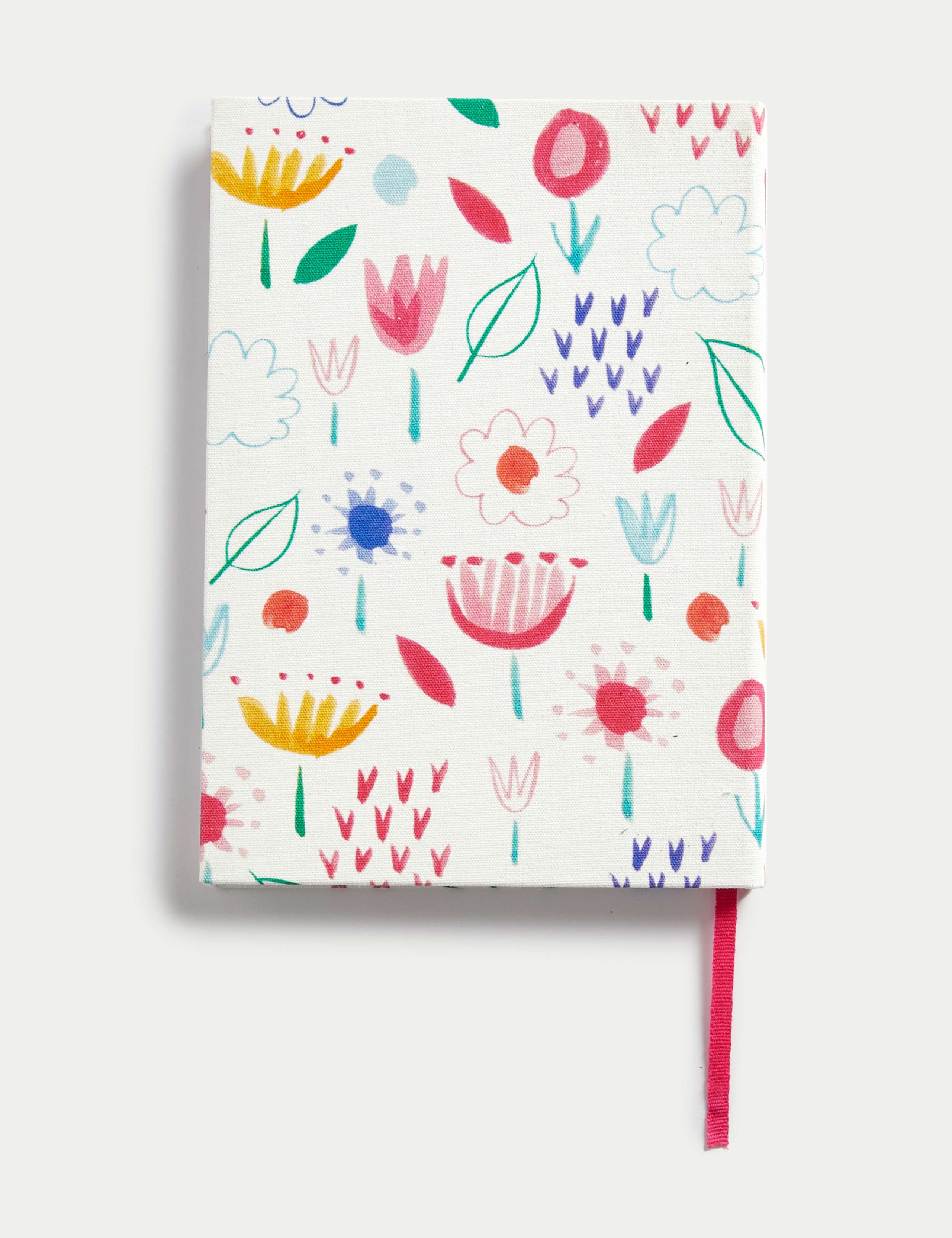 2024 A5 Week to View Diary - Fabric Colourful Flower Design 5 of 5