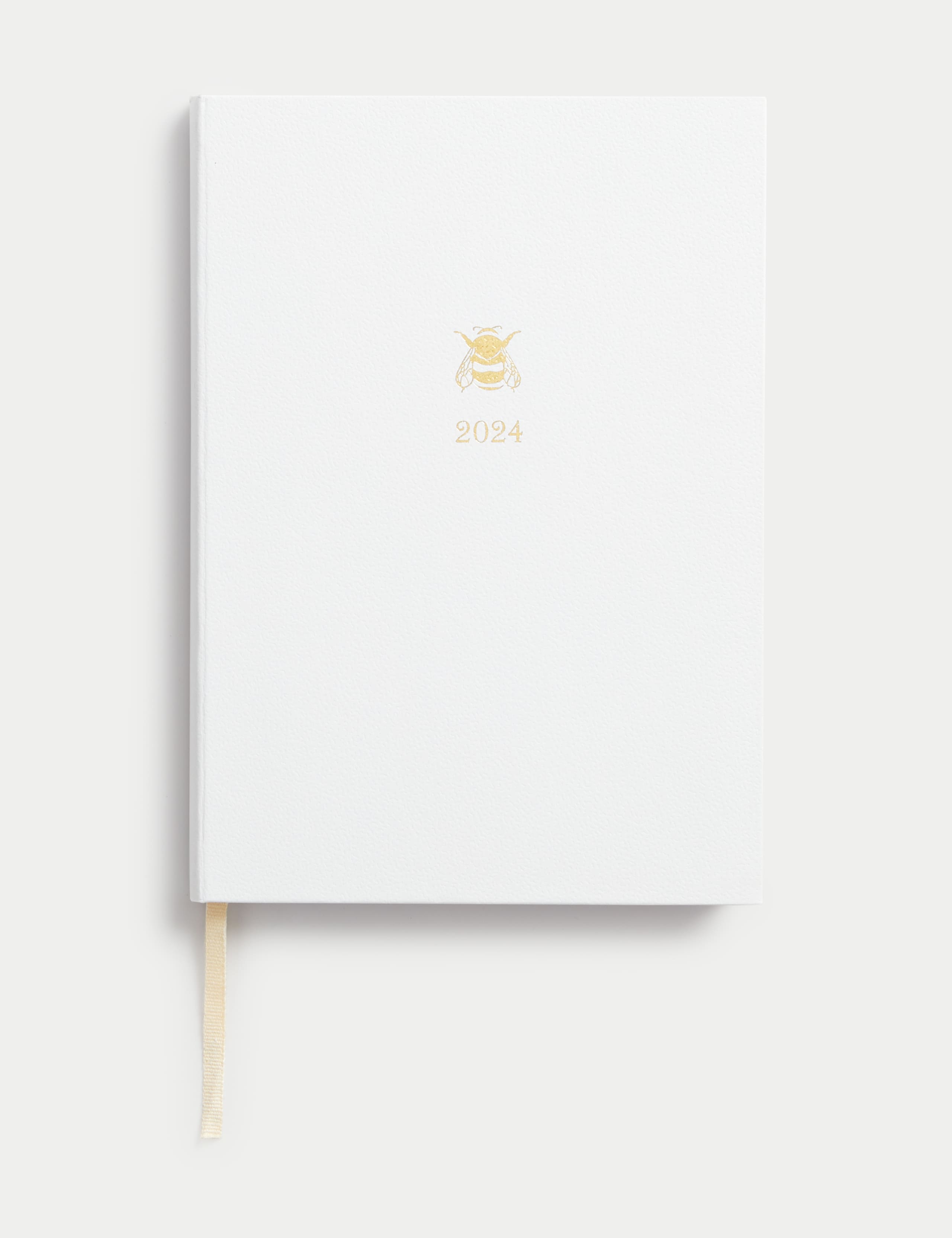 2024 Large A5 Week to View Diary - Gold Bee Design 1 of 5