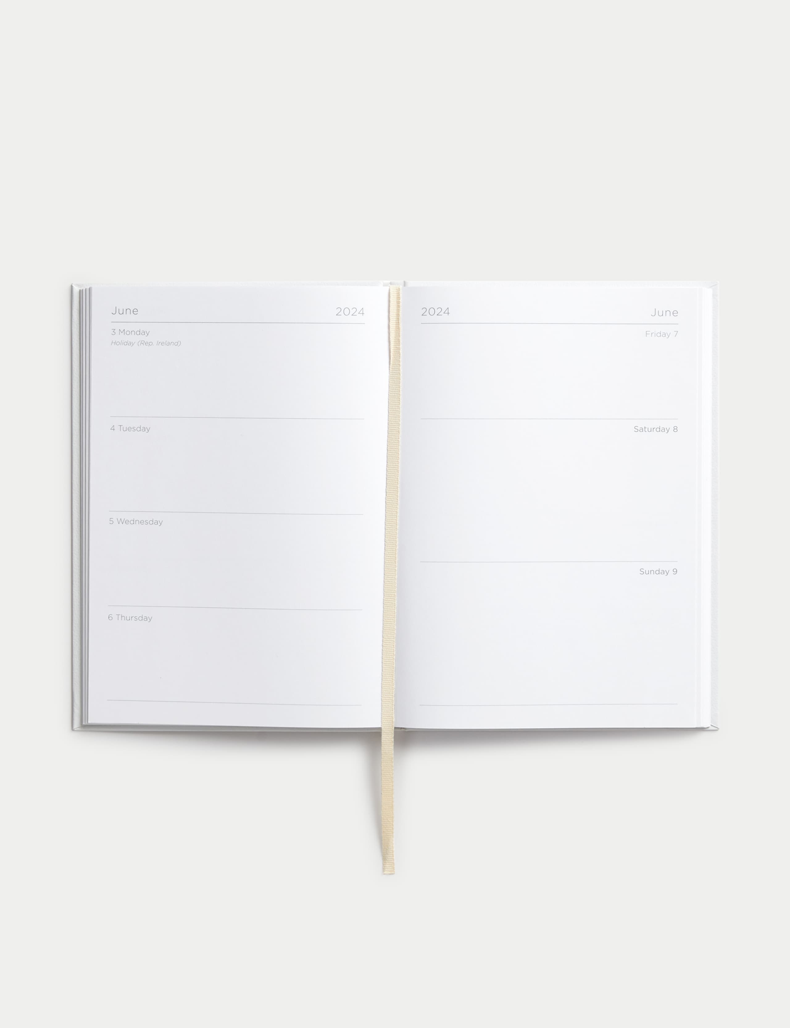 2024 Large A5 Week to View Diary - Gold Bee Design 3 of 5