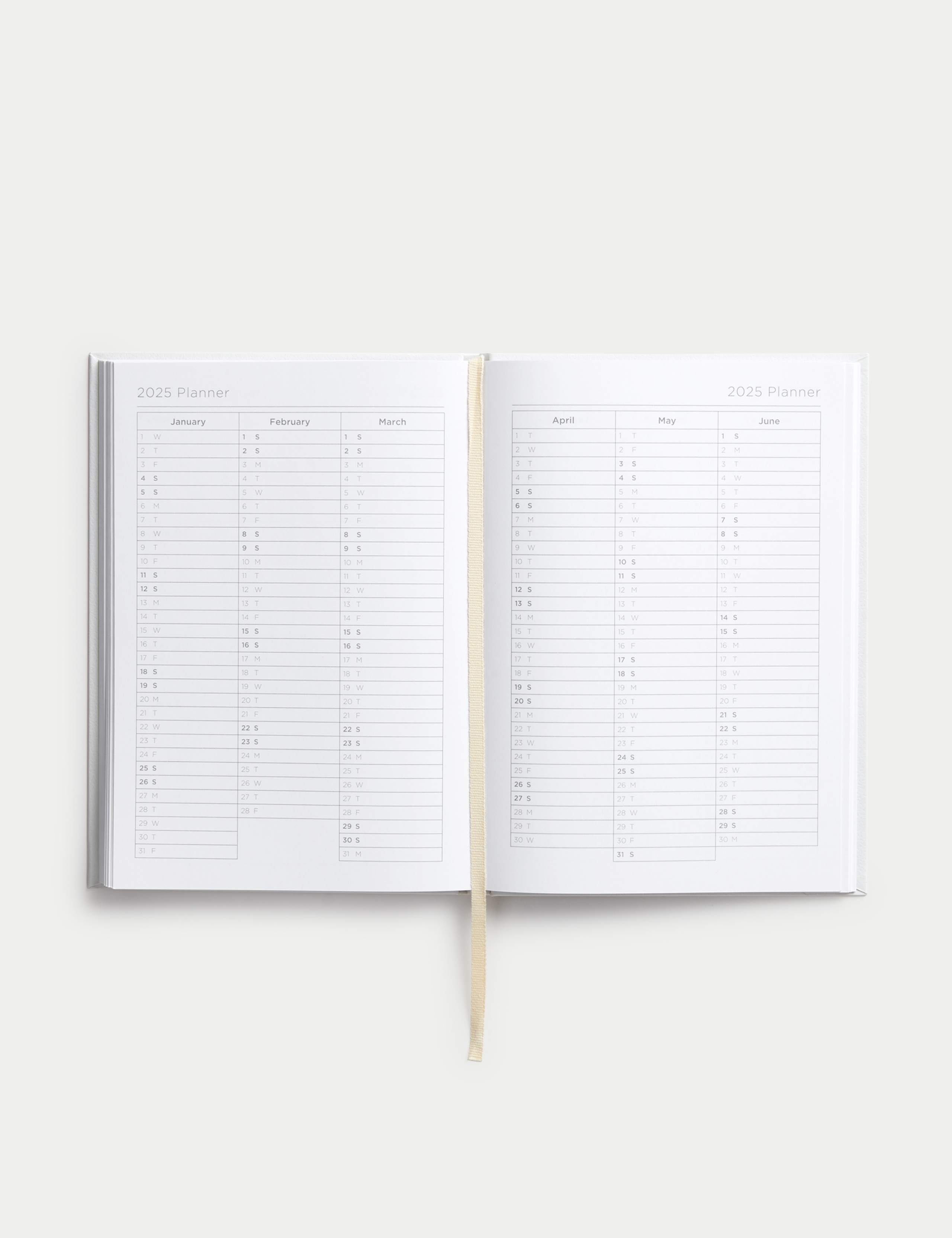 2024 Large A5 Week to View Diary - Gold Bee Design 4 of 5