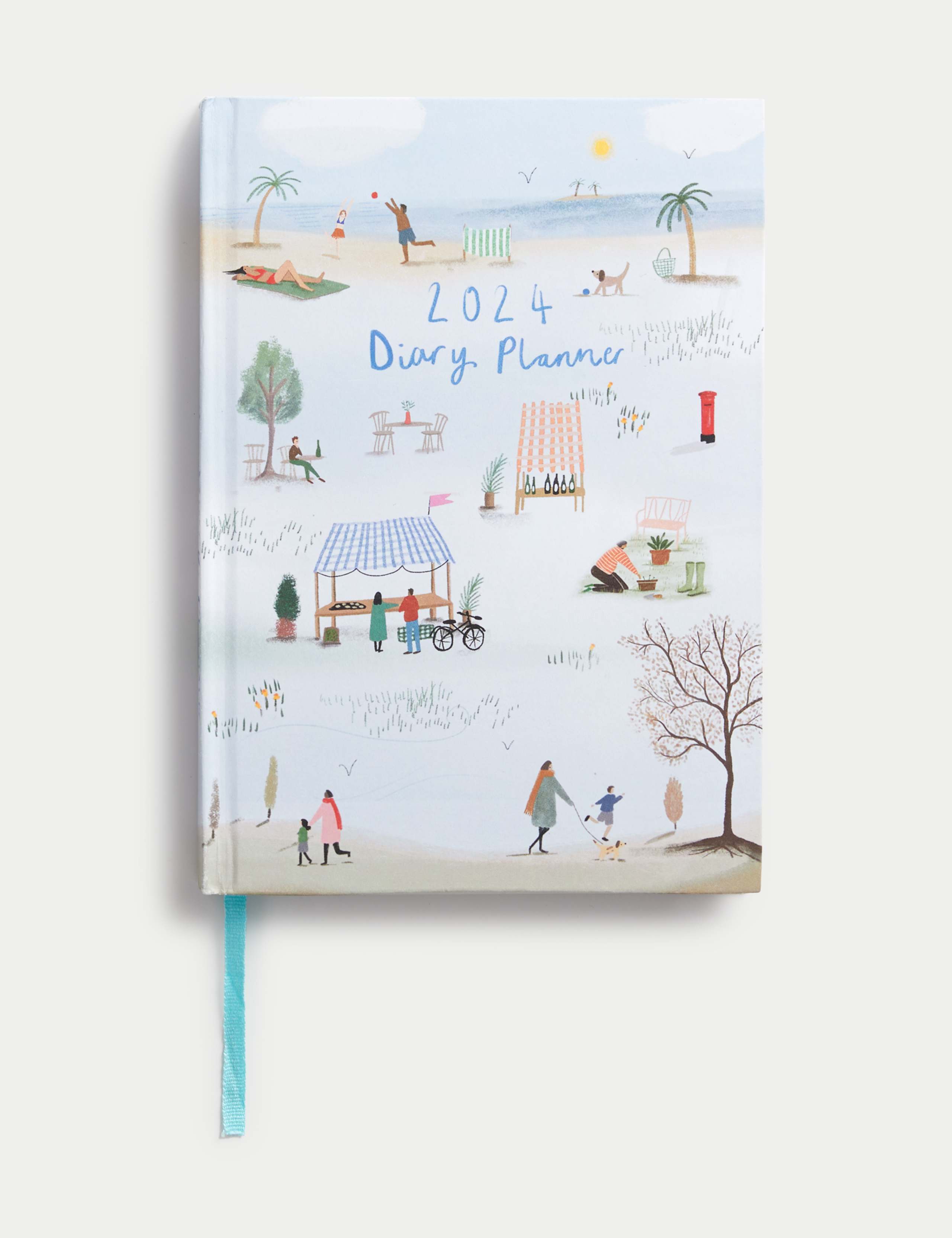 2024 A5 Diary Planner - Illustrated Family Time Design 1 of 4