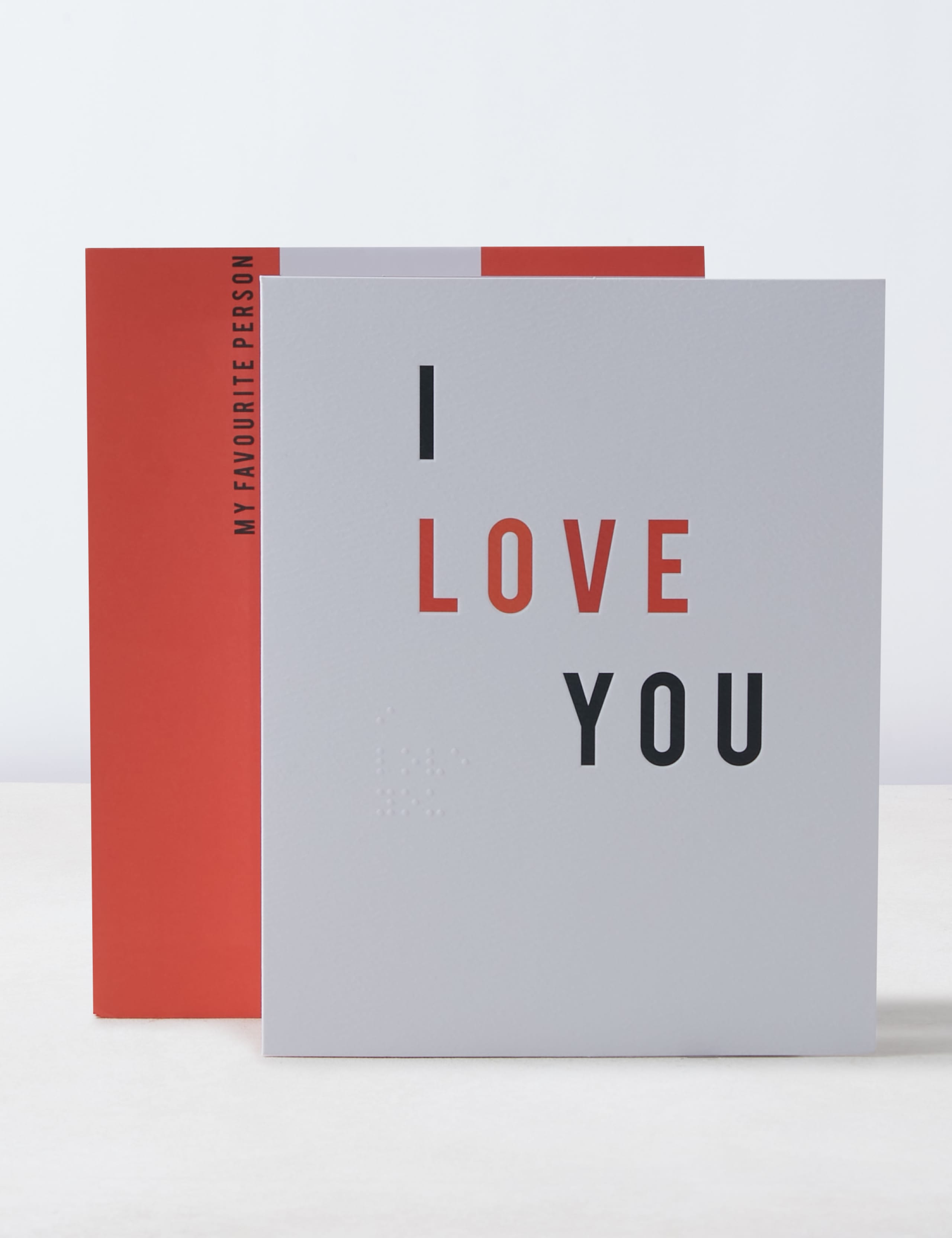 Senses Embossed Valentine Card - Touch 1 of 5