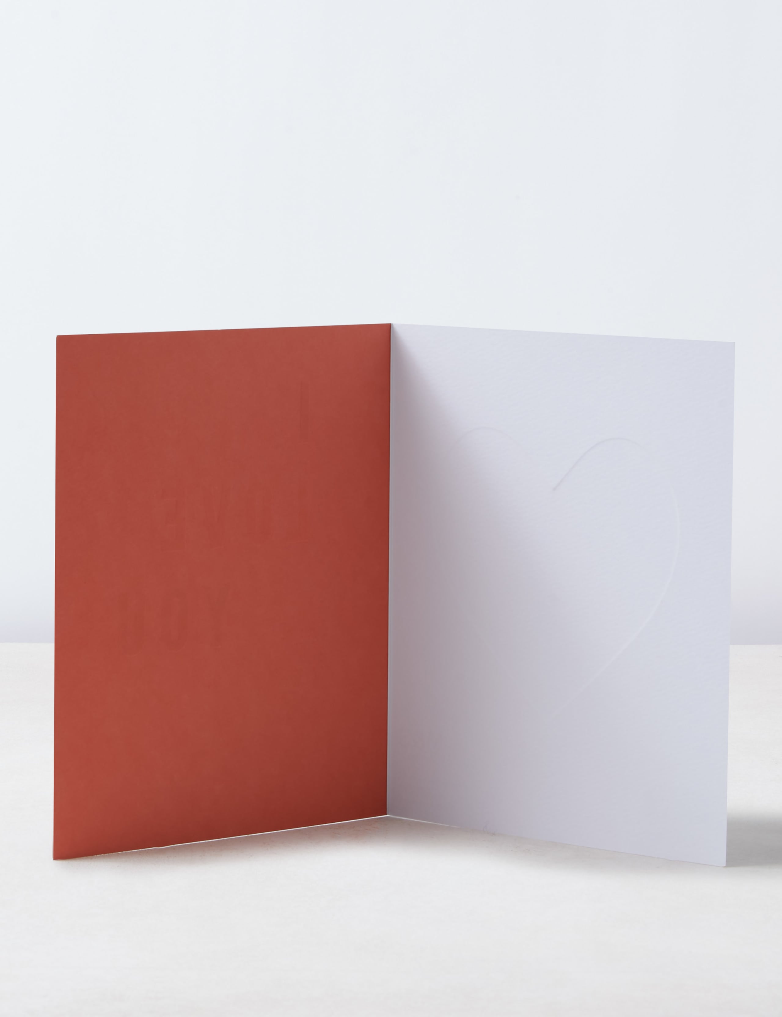 Senses Embossed Valentine Card - Touch 2 of 5