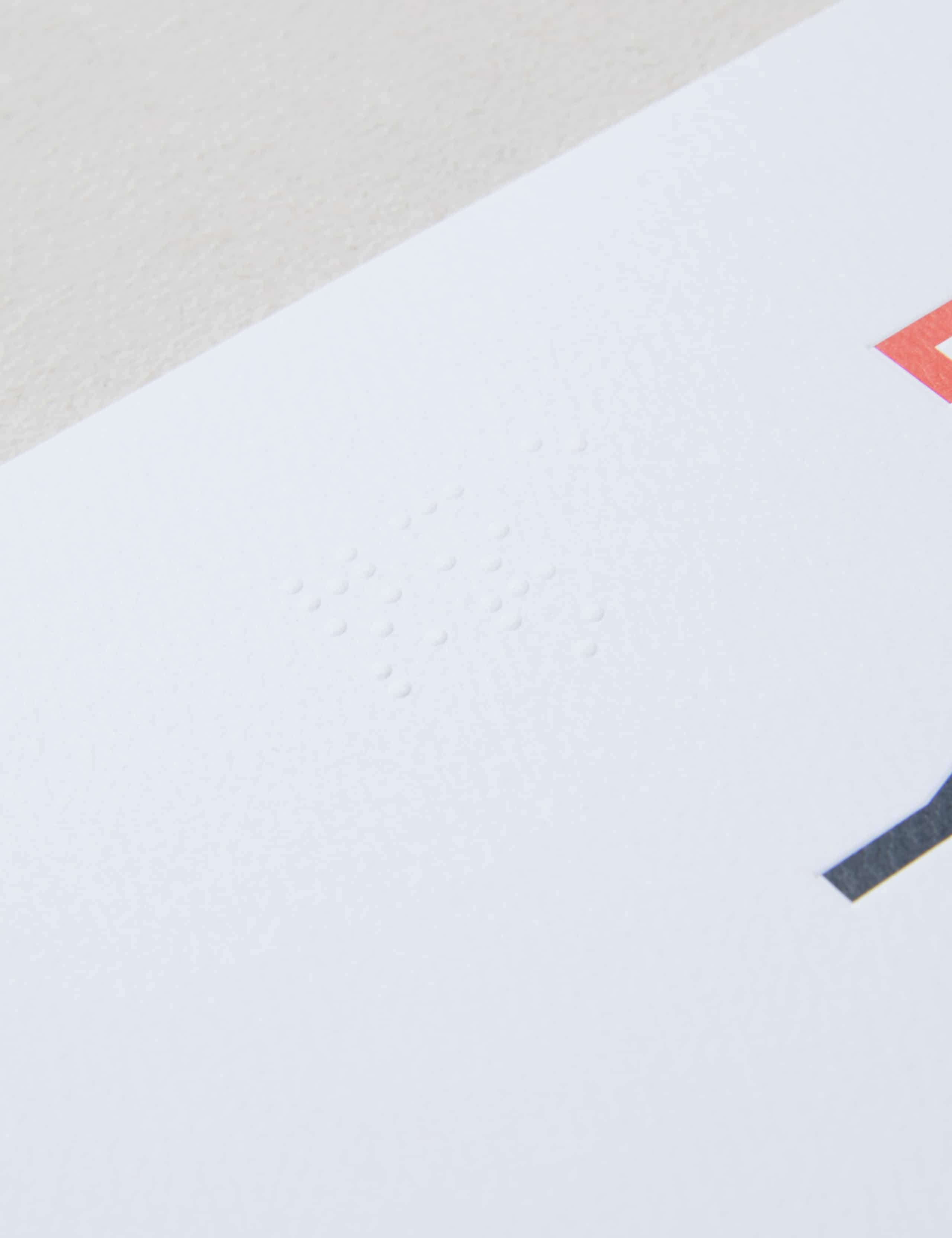 Senses Embossed Valentine Card - Touch 4 of 5