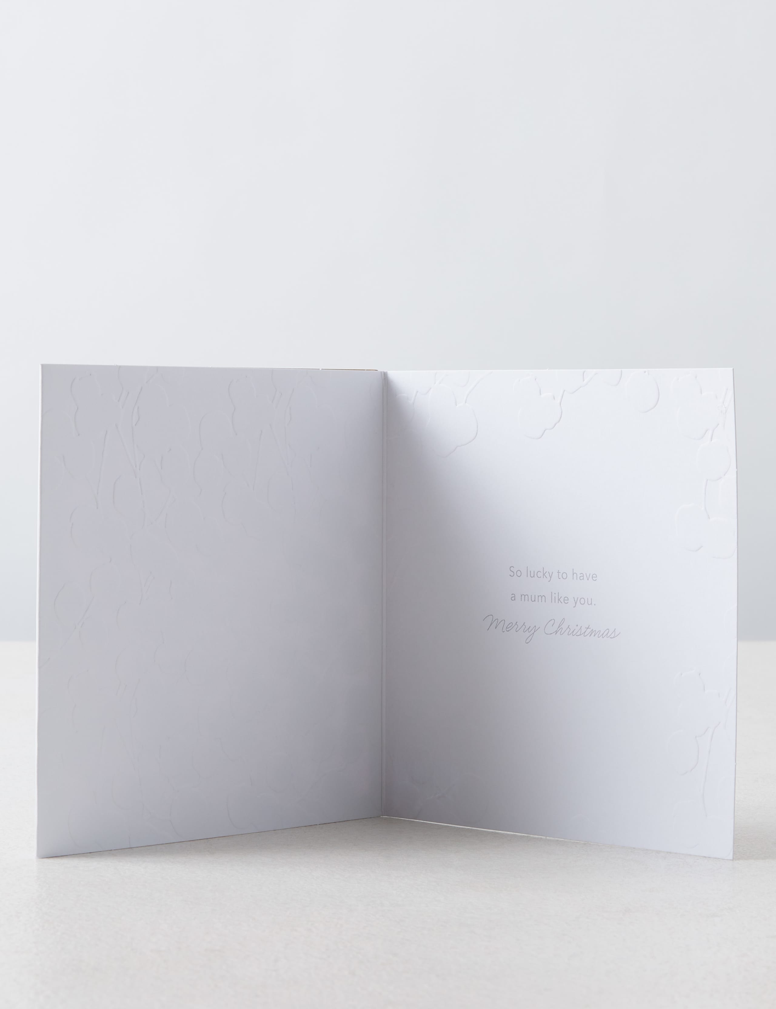 Charity Christmas Card for Mum - Contemporary Laser-cut Design 2 of 5